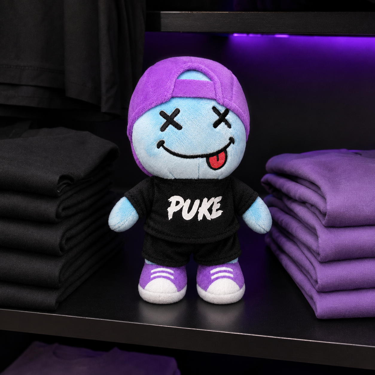 Lil PUKE official PUKE Apparel mascot plush toy