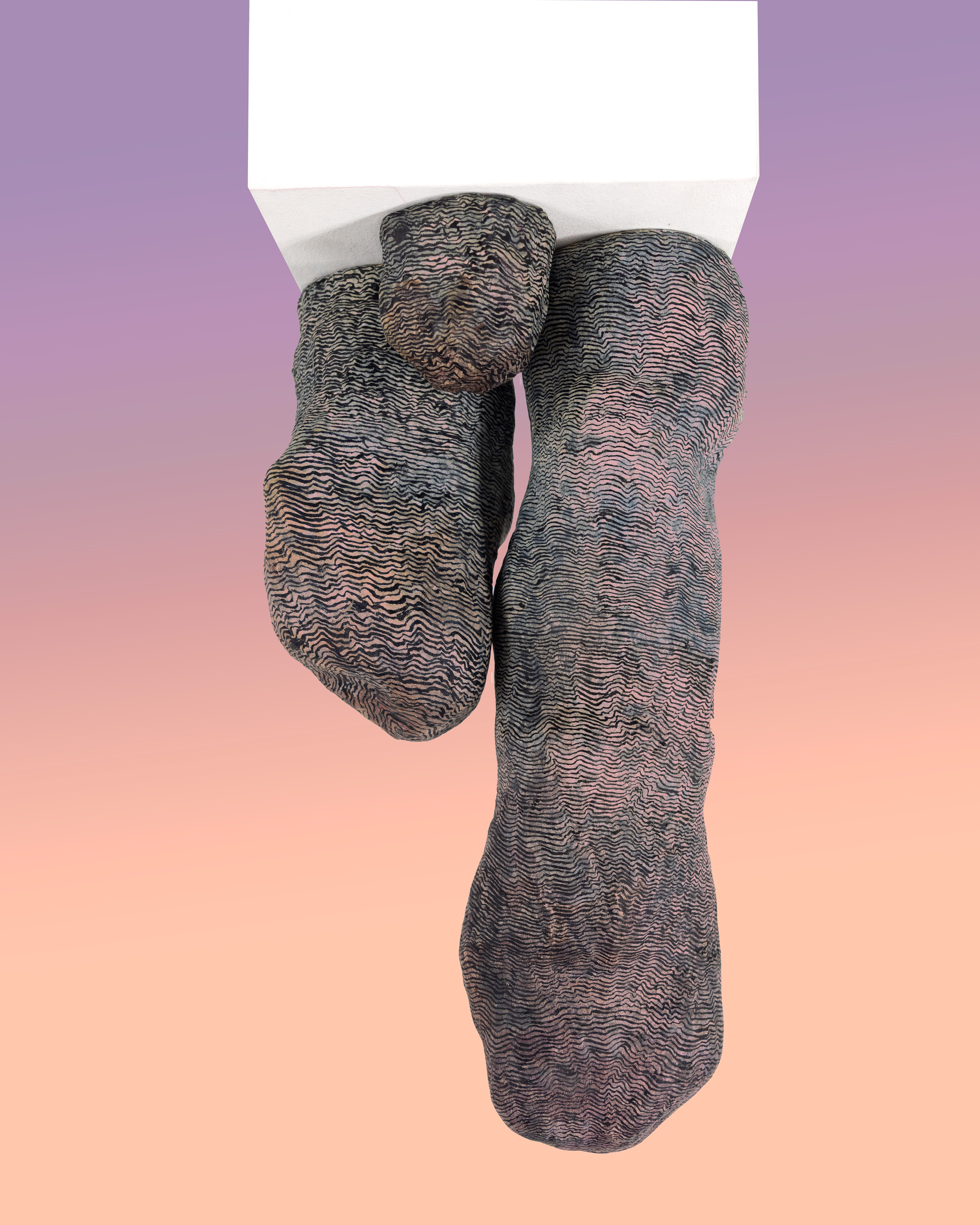 Cave Drawing #1 (ink on paper, 2025)