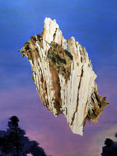 Two Skies (Oil and acrylic on canvas, 2016)