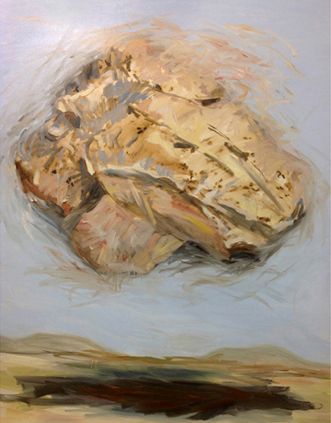 Disturbance, (48" x 60" oil on canvas)
