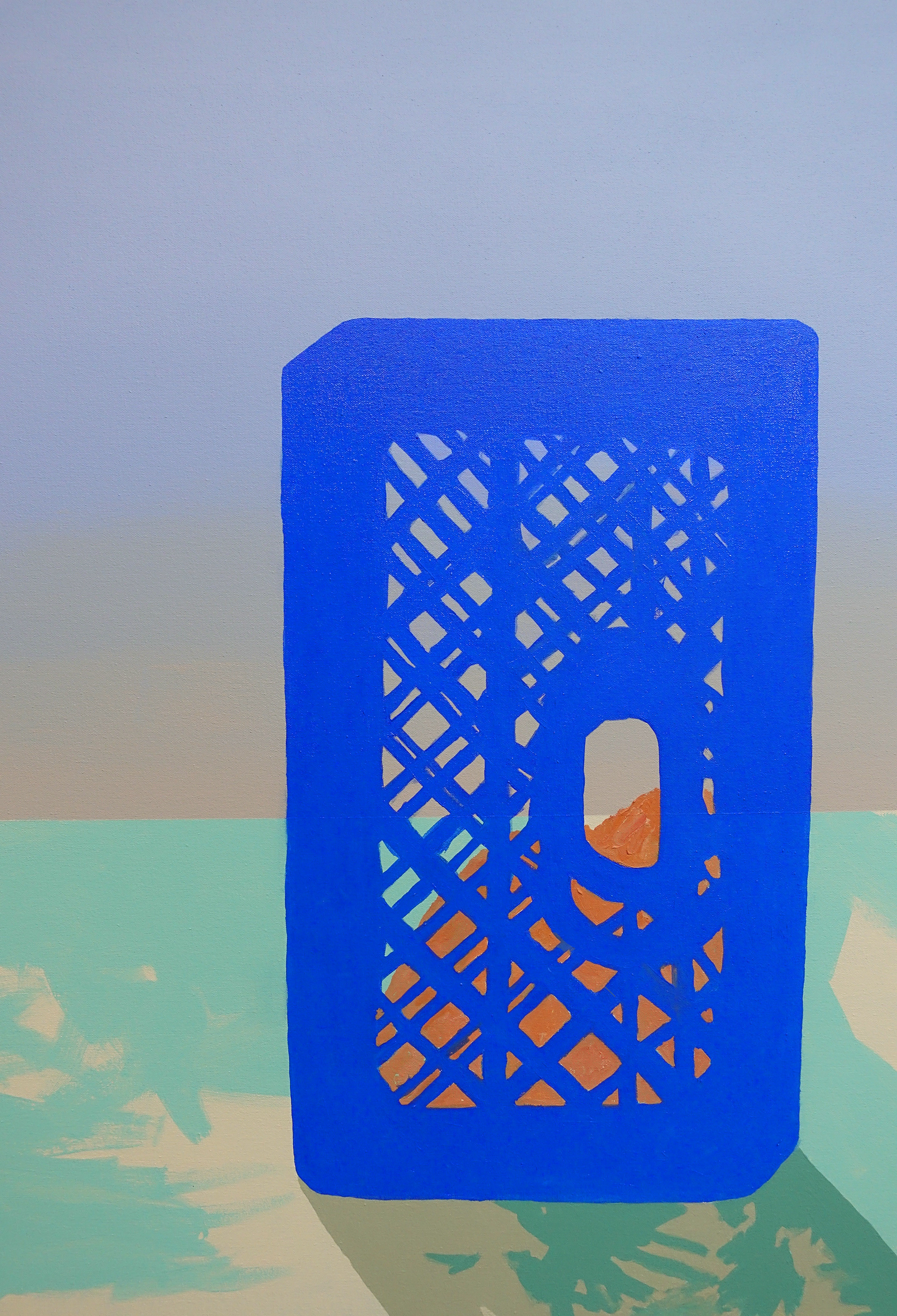 The Collectos (Oil and acrylic on canvas, 24" x 30" 2019)