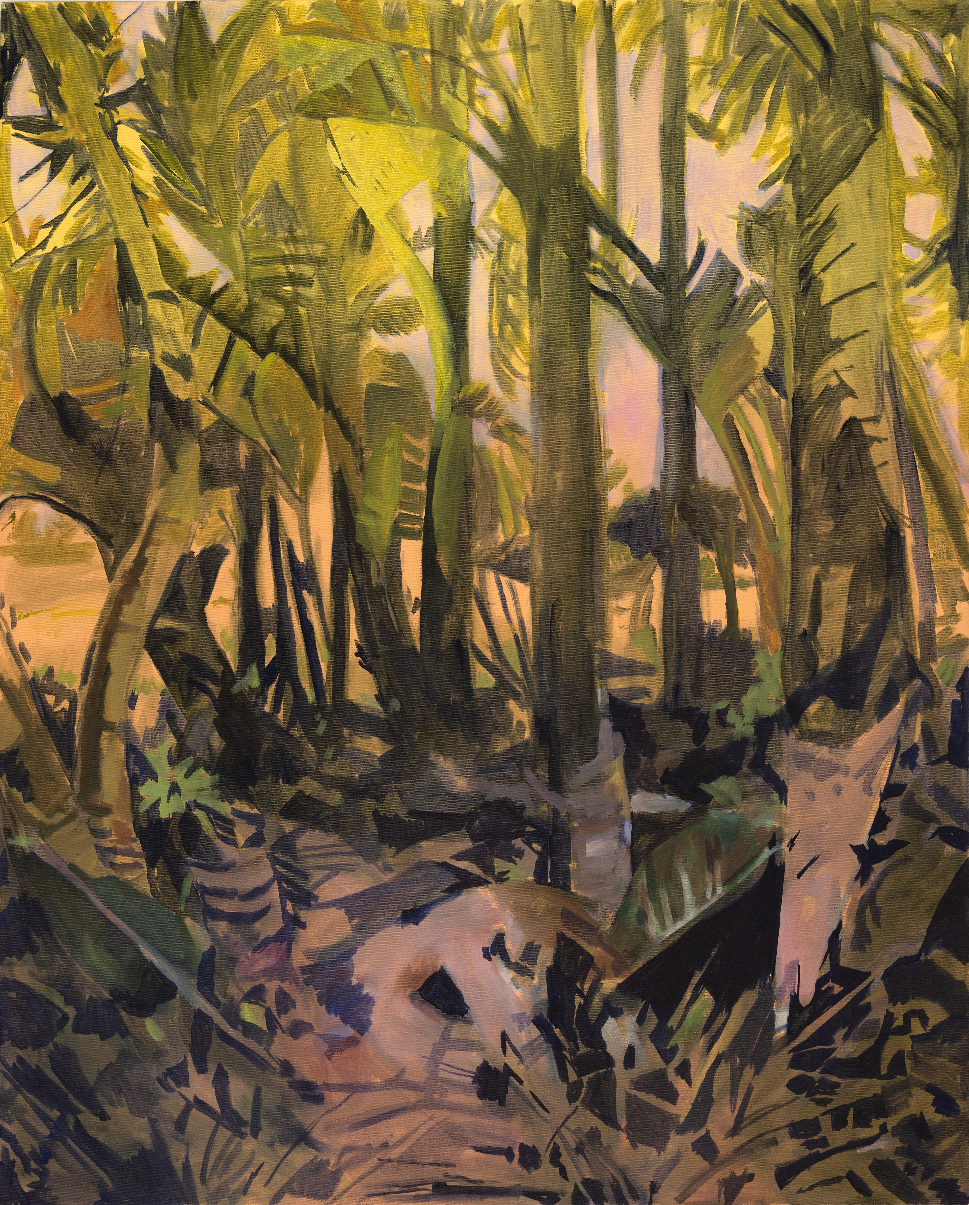 The Clearing (48" x 60" oil, acrylic on canvas, 2025)