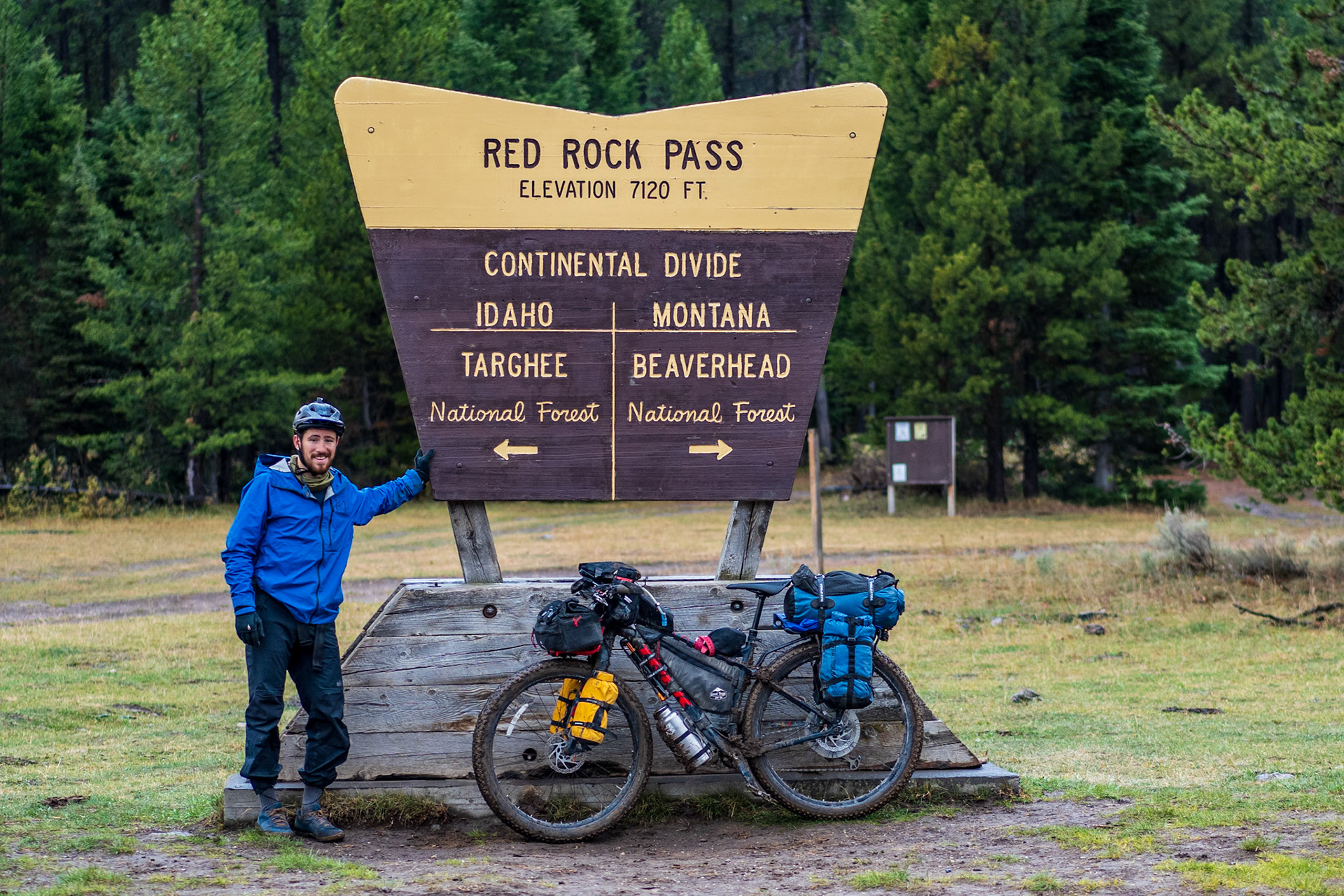 I rode alone for 4 days