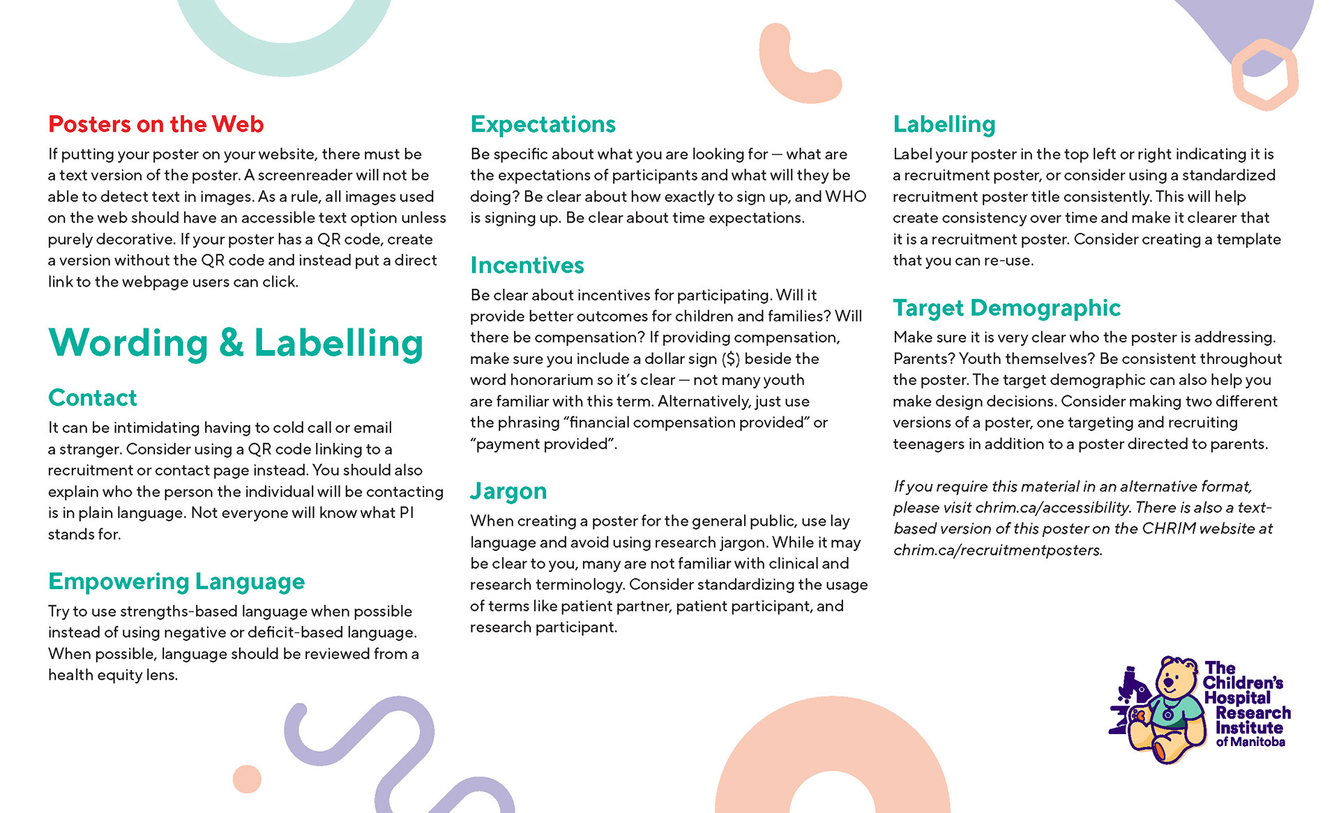 Recruitment Poster Tips 2