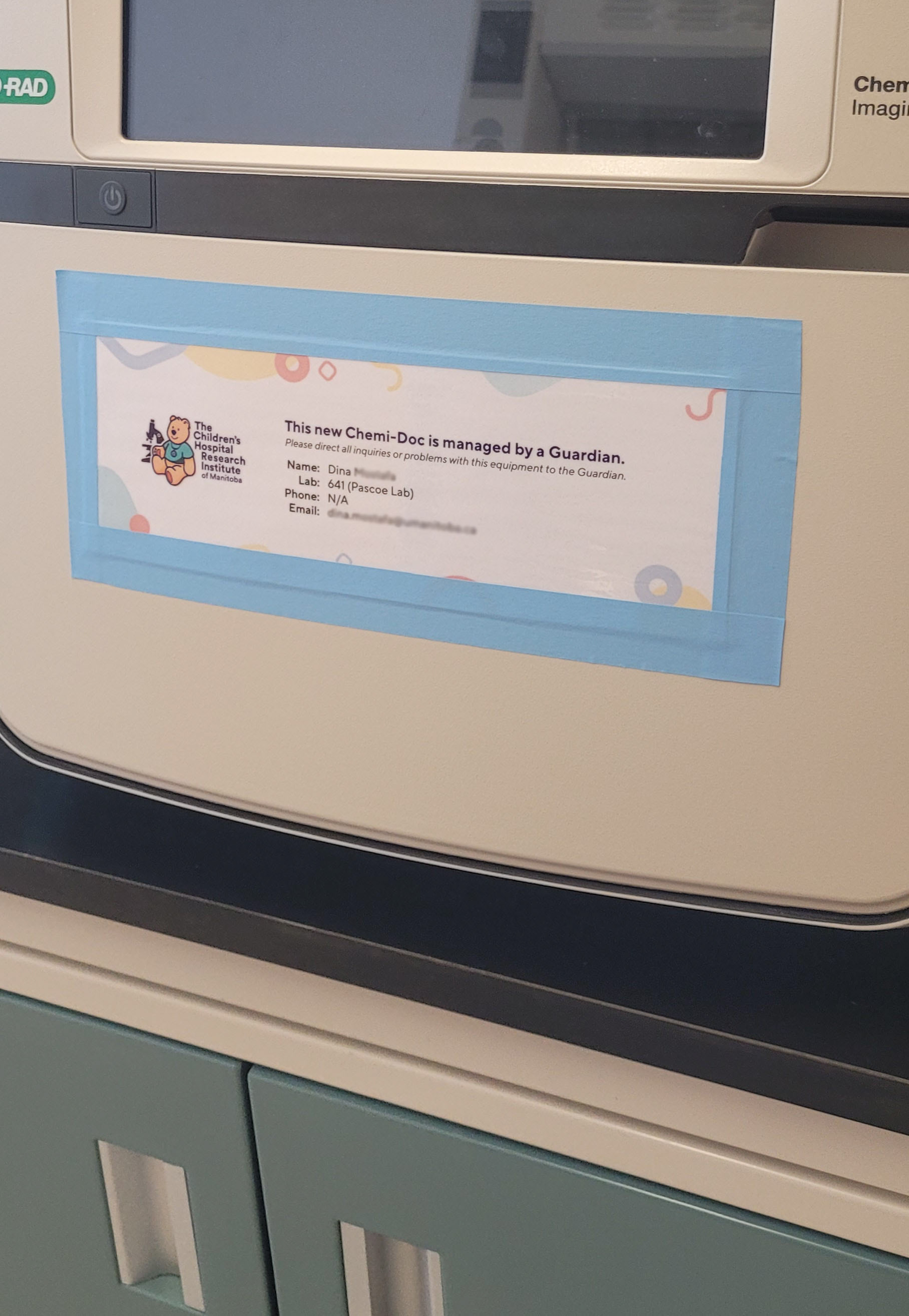 New Chemi-Doc Sign