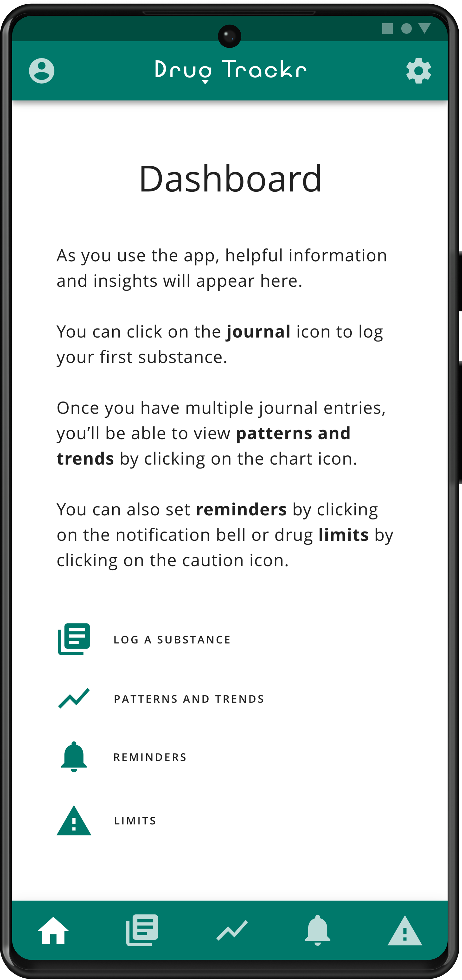 New User Dashboard