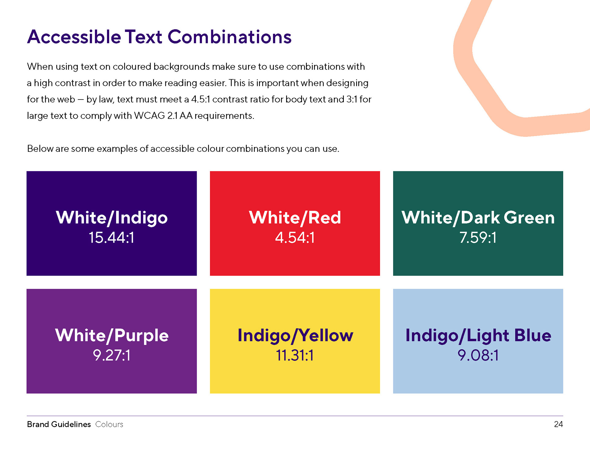 Accessible Text Combos