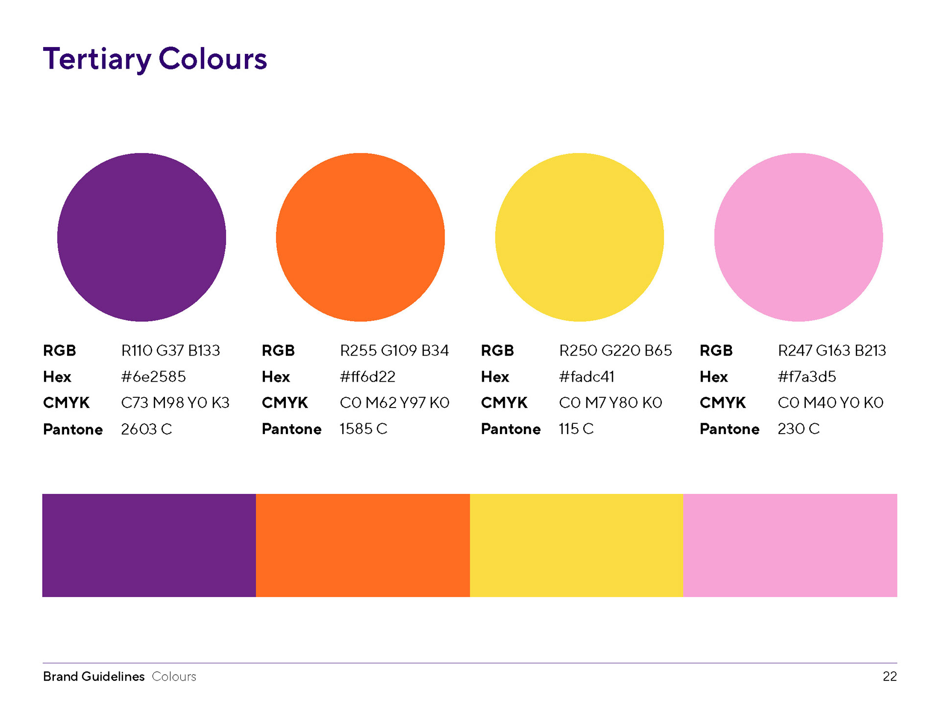 Tertiary Colours