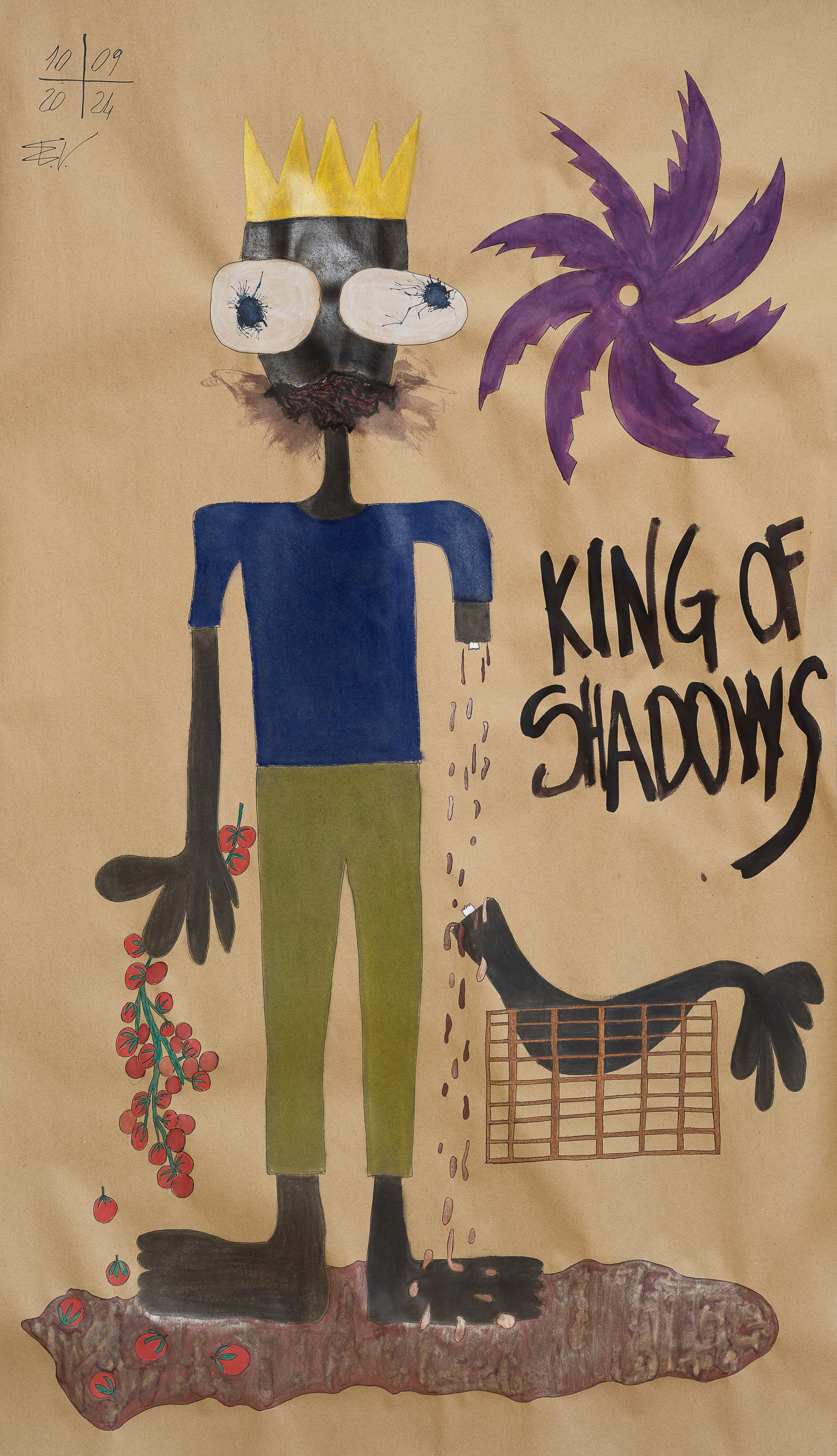 KING OF SHADOWS _ 2024 _ dim. 175x100 cm