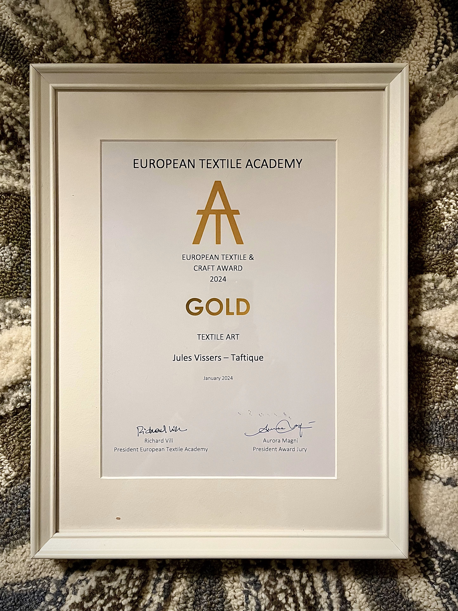 Award Certificate