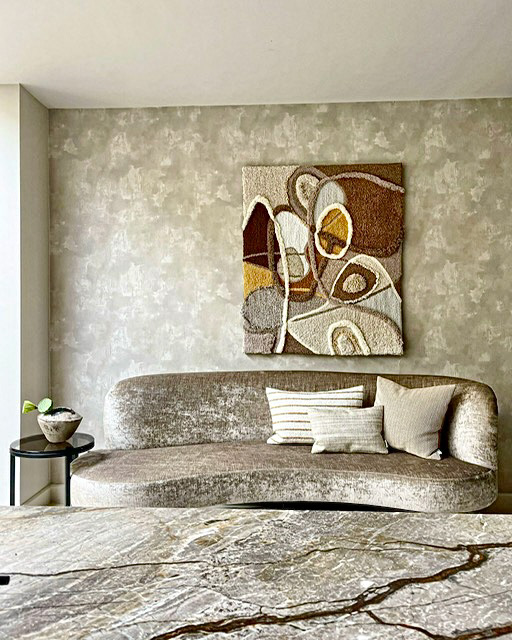 Tapestry in interior