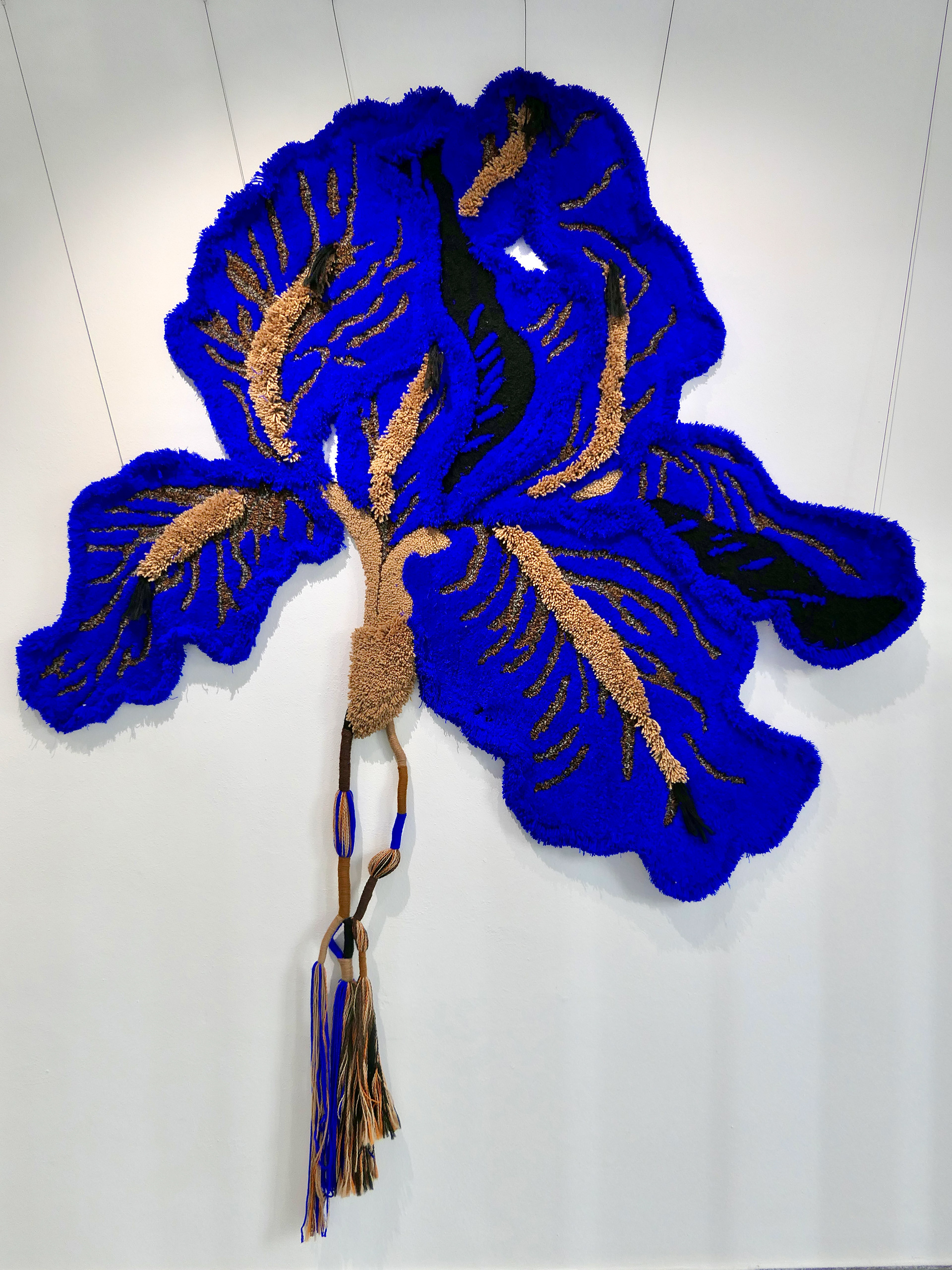 Electric Iris, 220 x 175 cm, available, price upon request