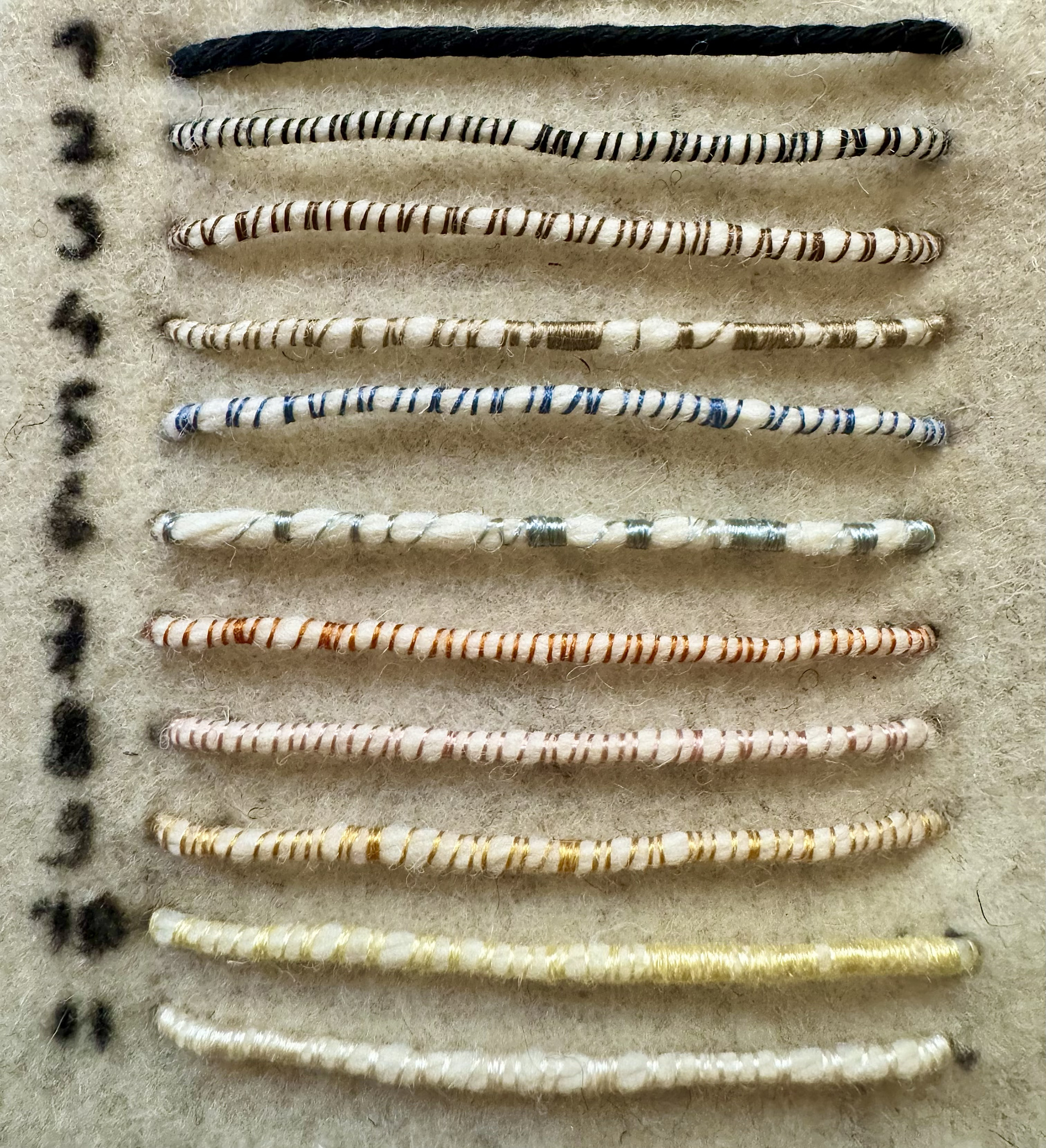 Yarn choice x the warp