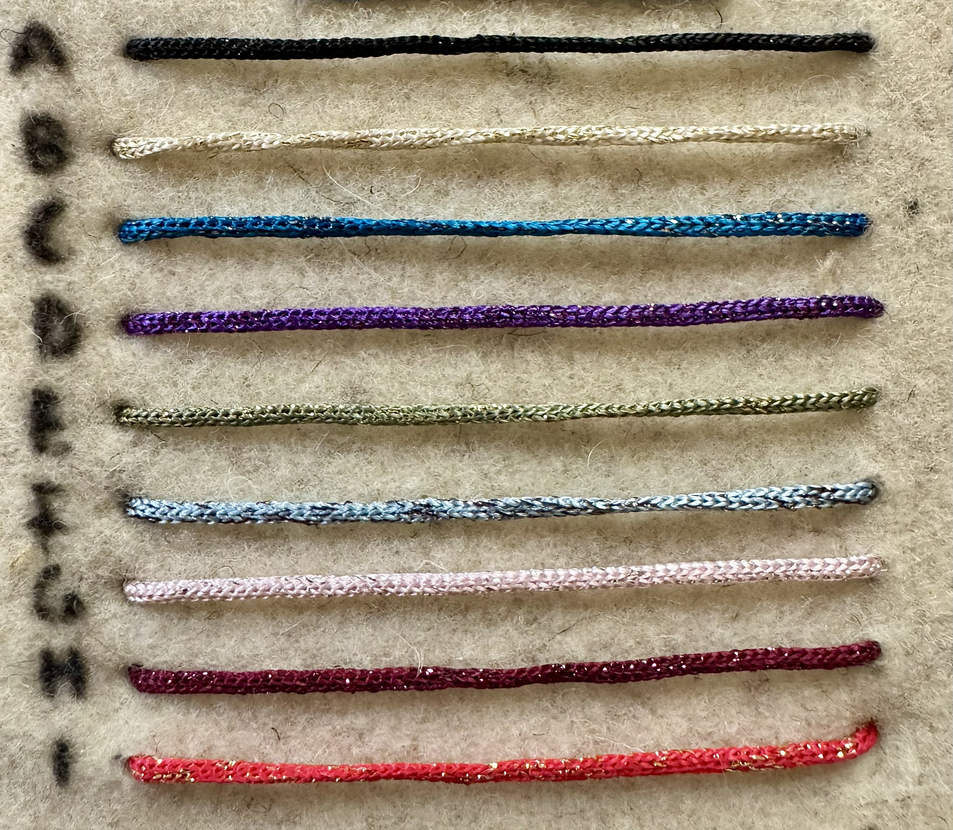 Yarn choice x the weft