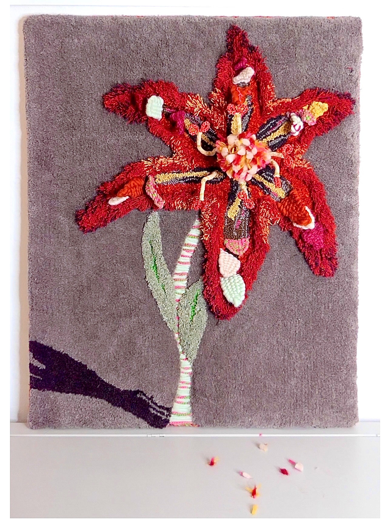Red Flower, 100 x 80 cm  Price upon request