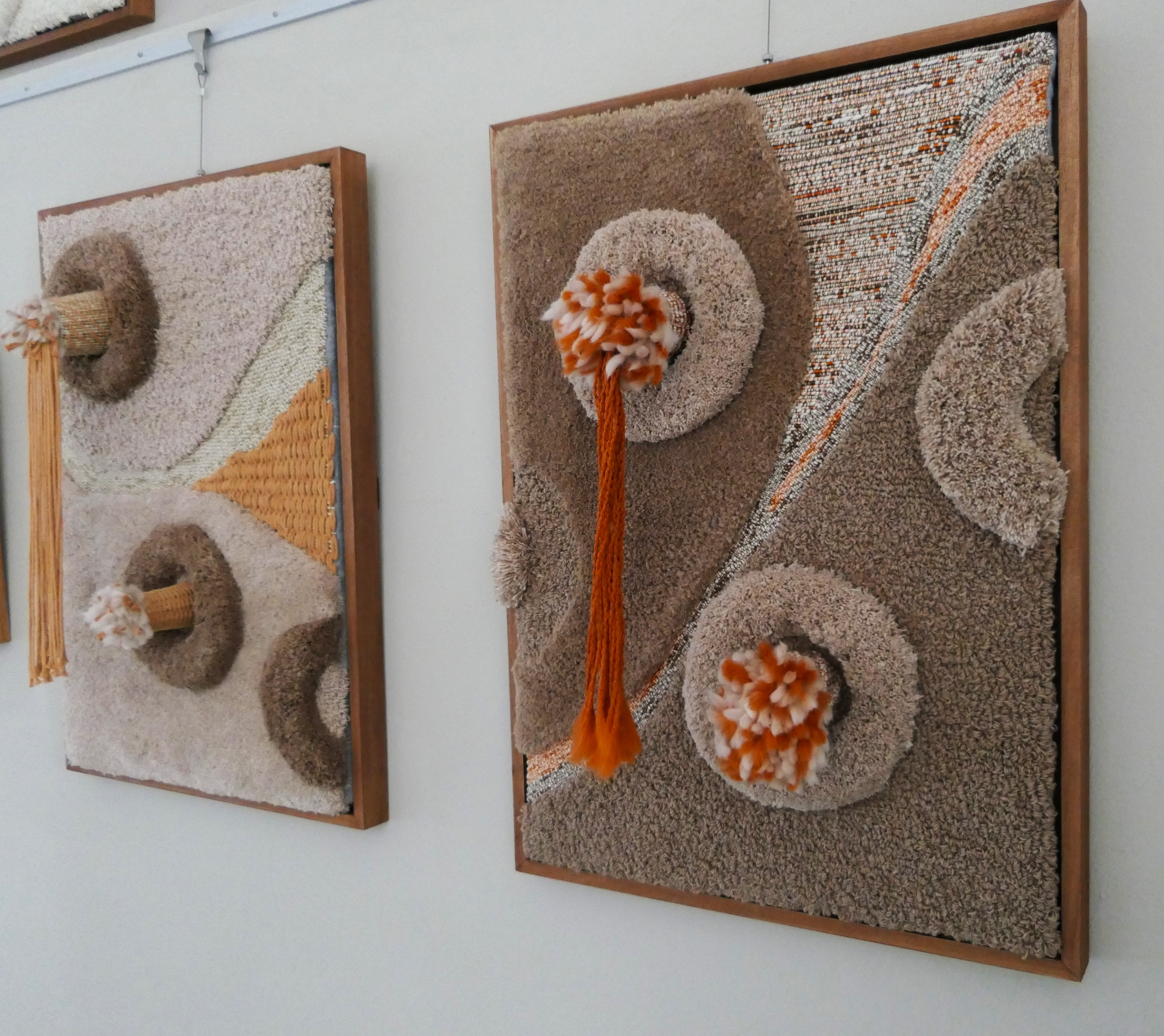 Rumours Beige-Orange I and II   70 x 50 cm   Price upon request