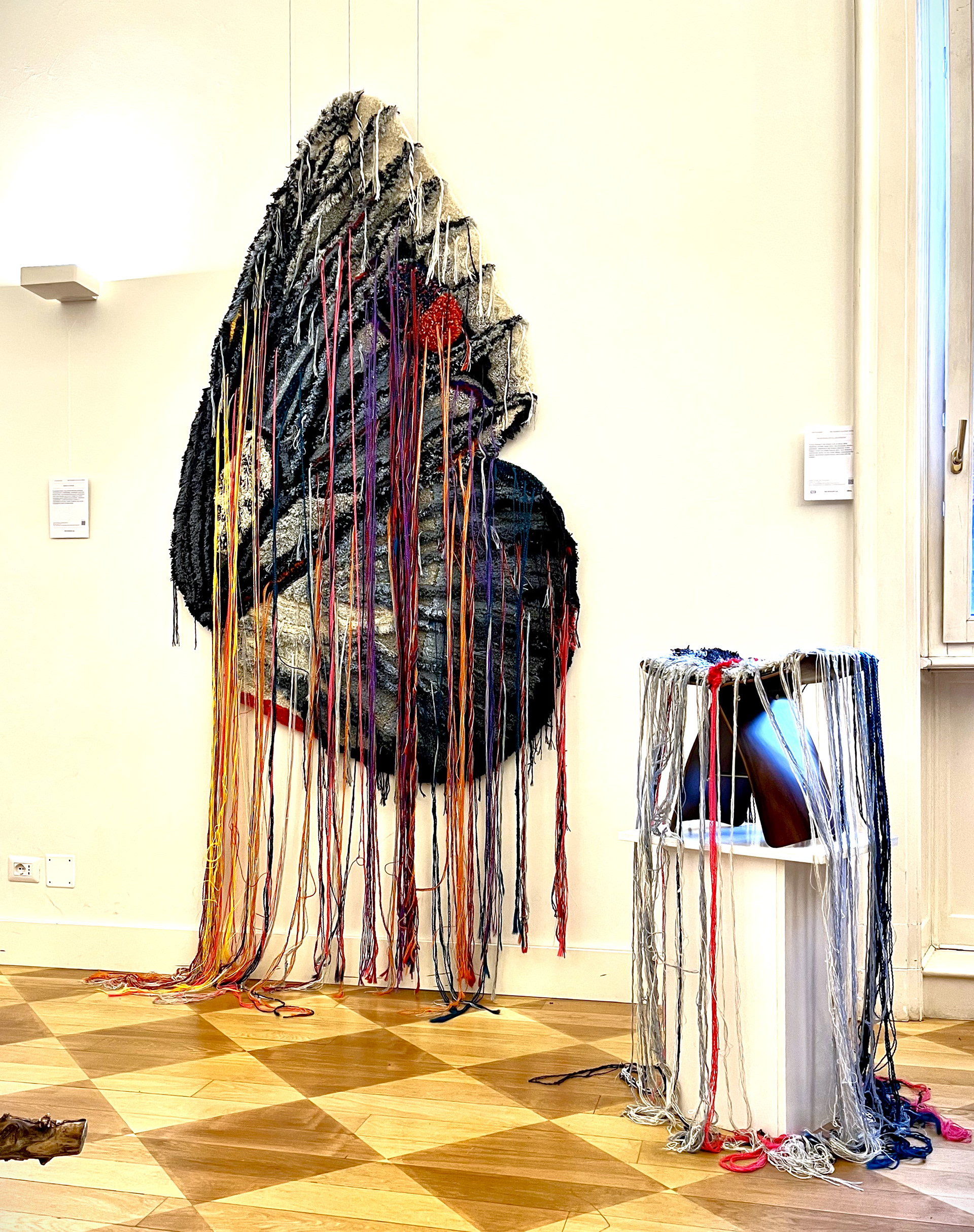 Exhibition WINGS OF CHANGE with artpiece for Vitra Butterfly stoolat Masterly 2024