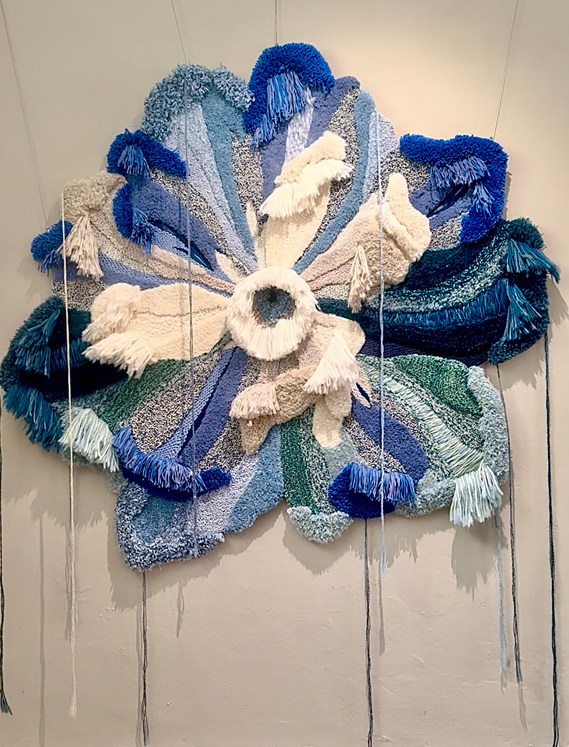 Blue Rococò, 135 x 135 cm, available, price upon request
