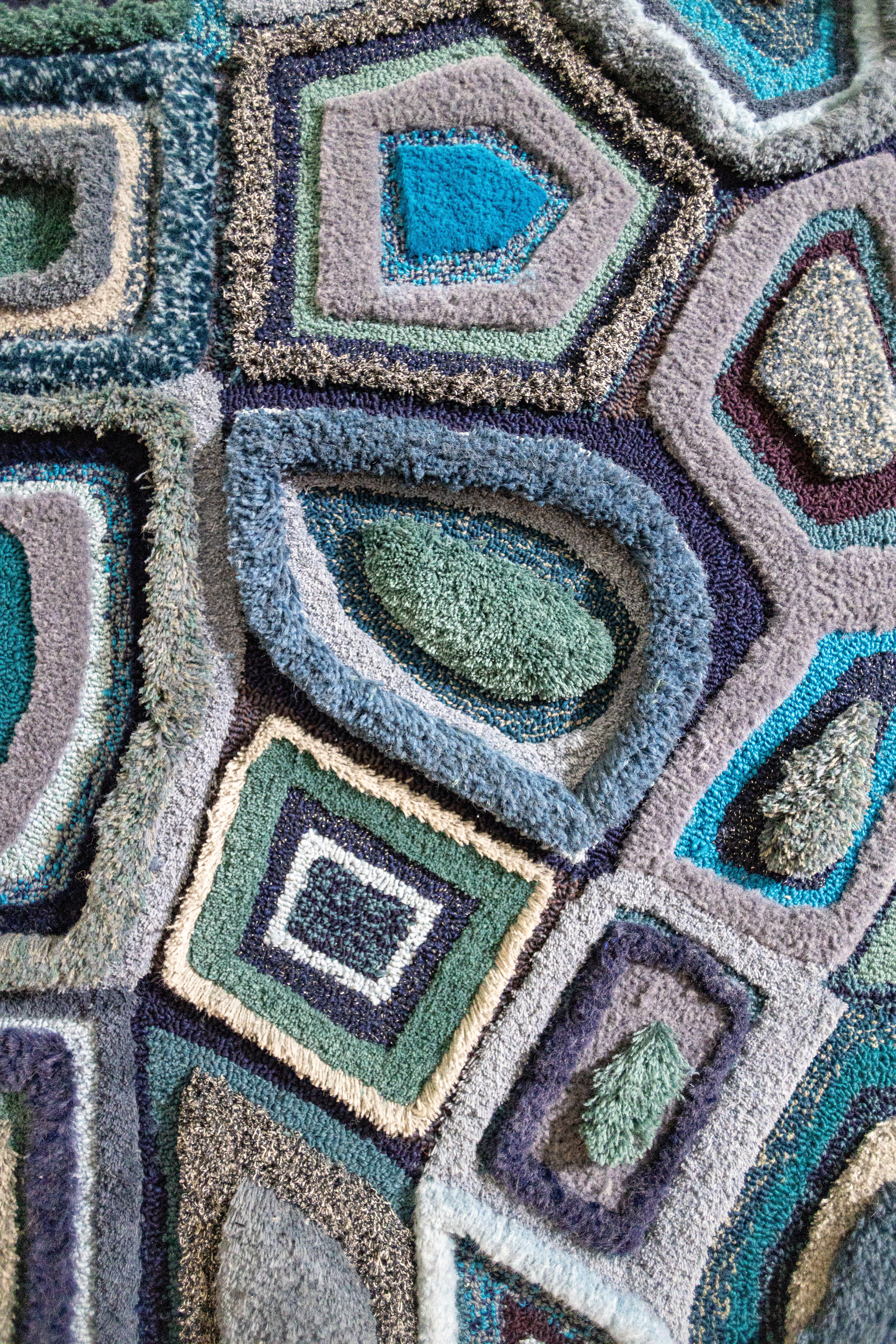 Deconstruction in Blue - detail
