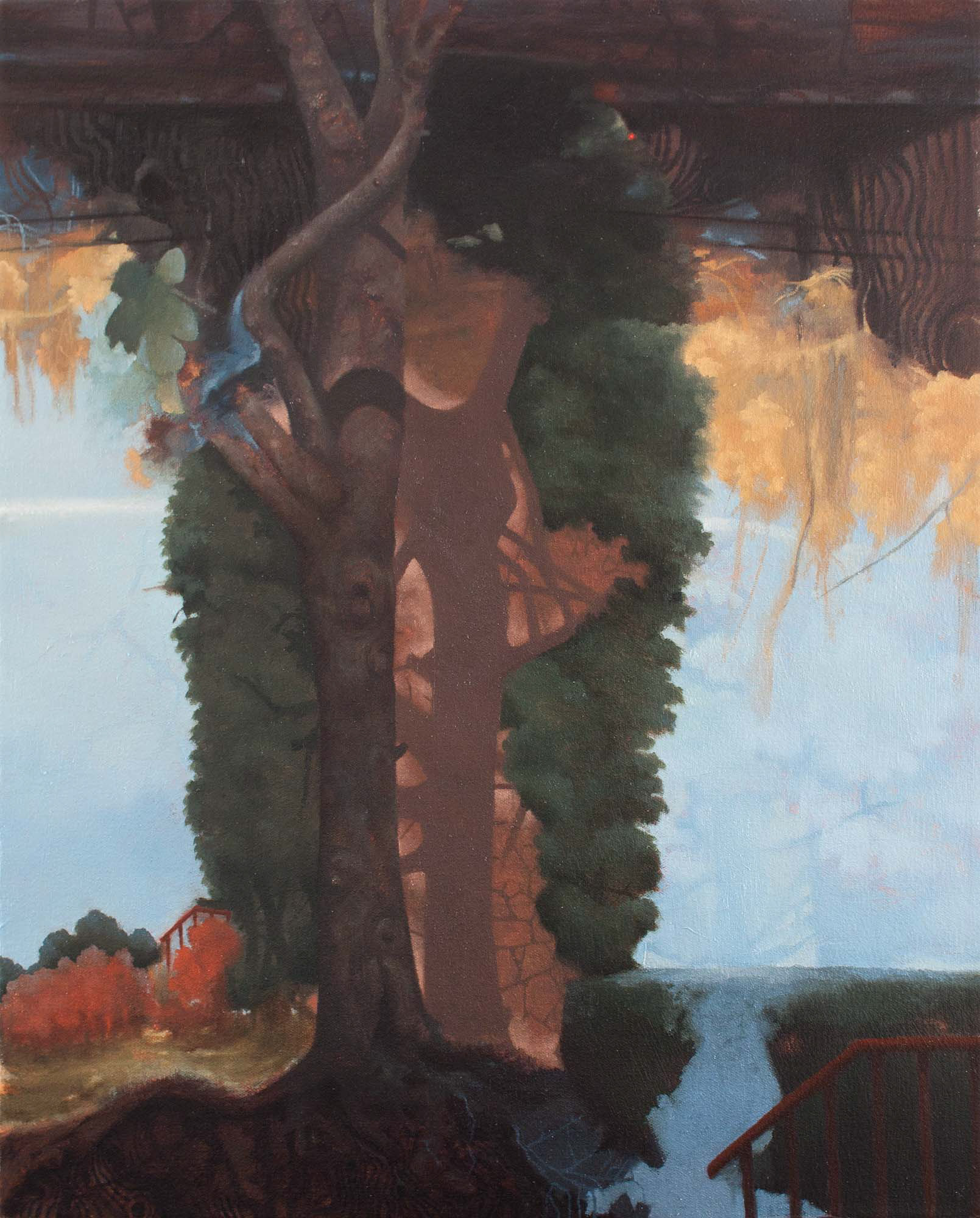 Subdivision oil on canvas 24 x 20 inches 2017