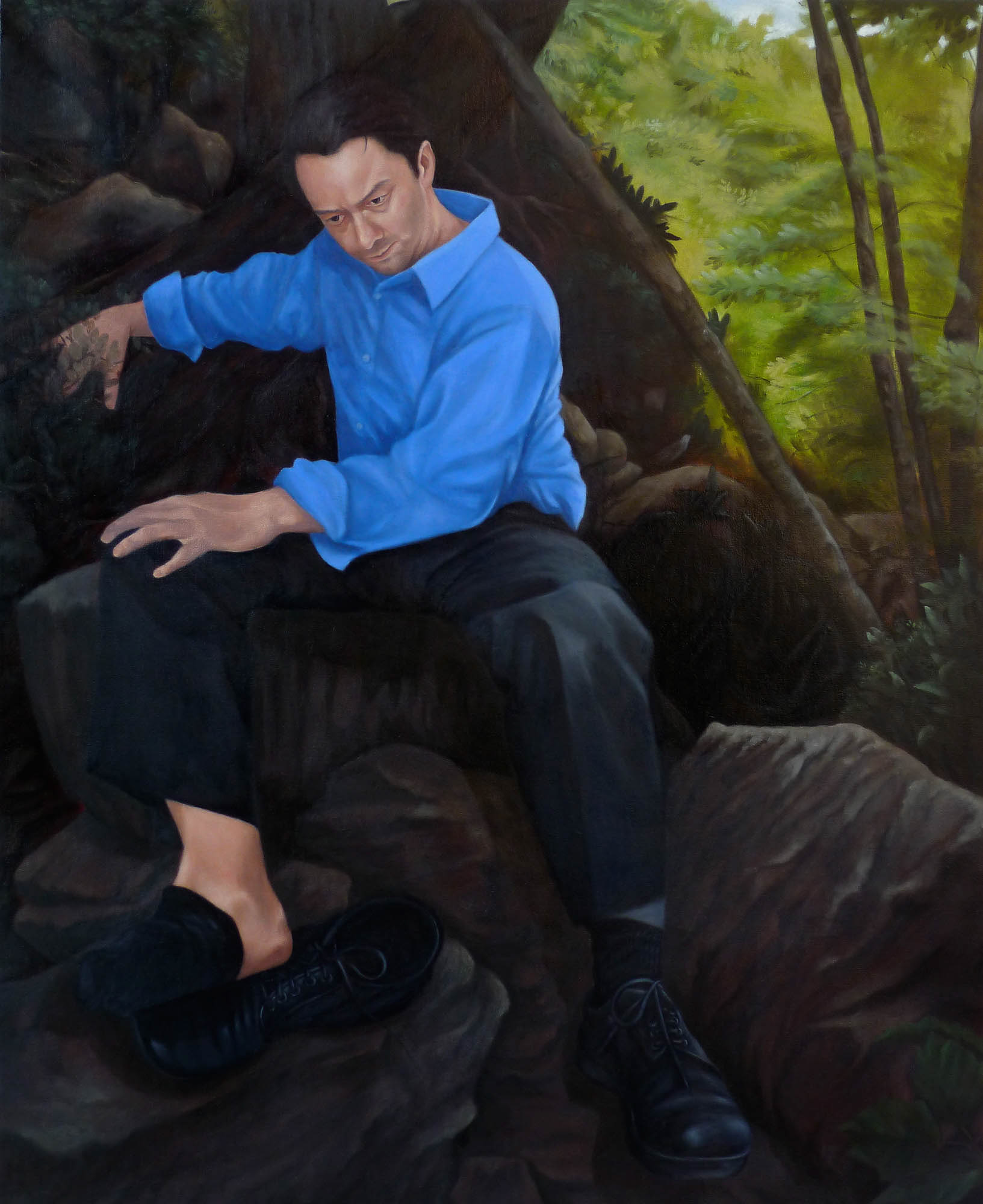 How Memory Works oil on linen 32 x 26 inches 2010