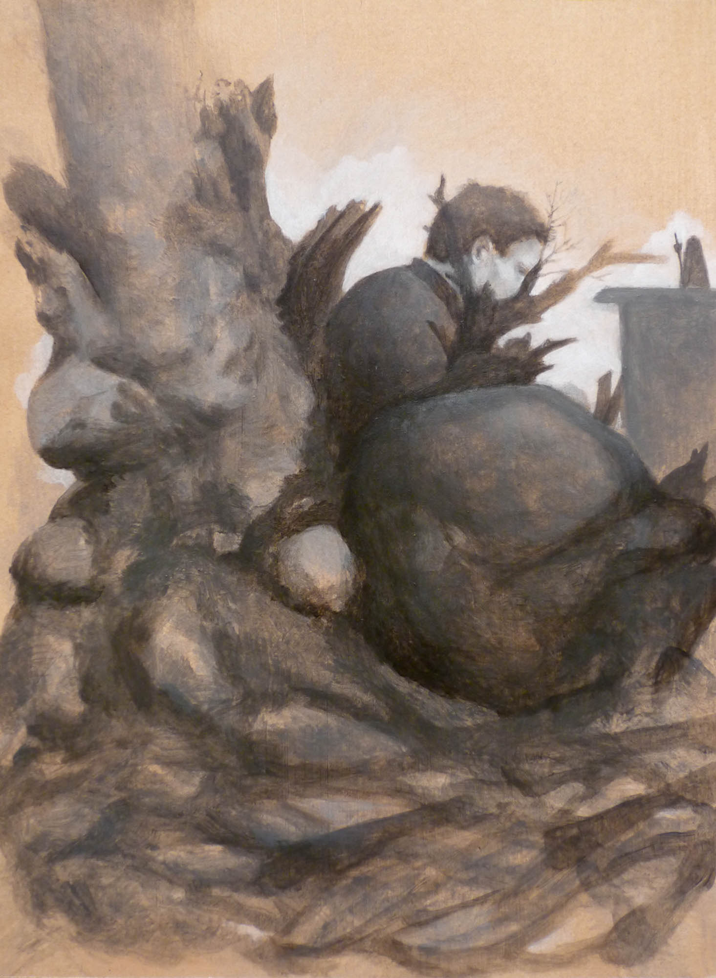 A Crisis of Music acrylic on paper 12 x 9 inches 2010