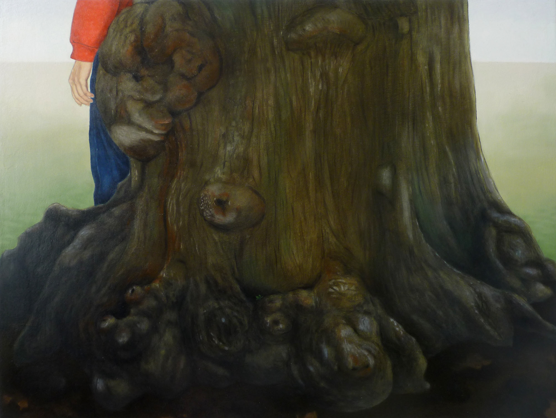 Blocked oil on panel 17 x 22 5/8 inches 2008