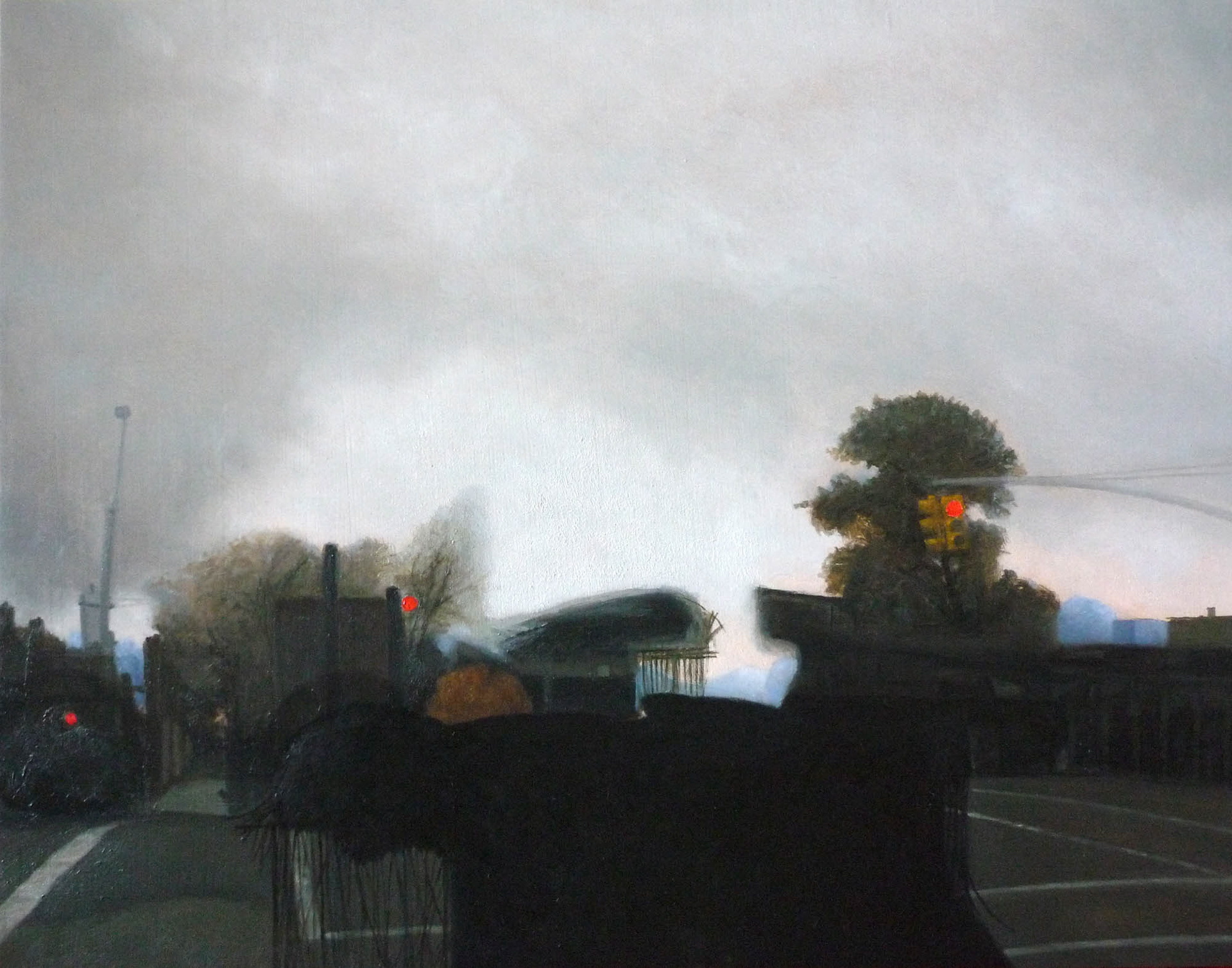 Extinct oil and acrylic on panel 11 x 14 inches 2012