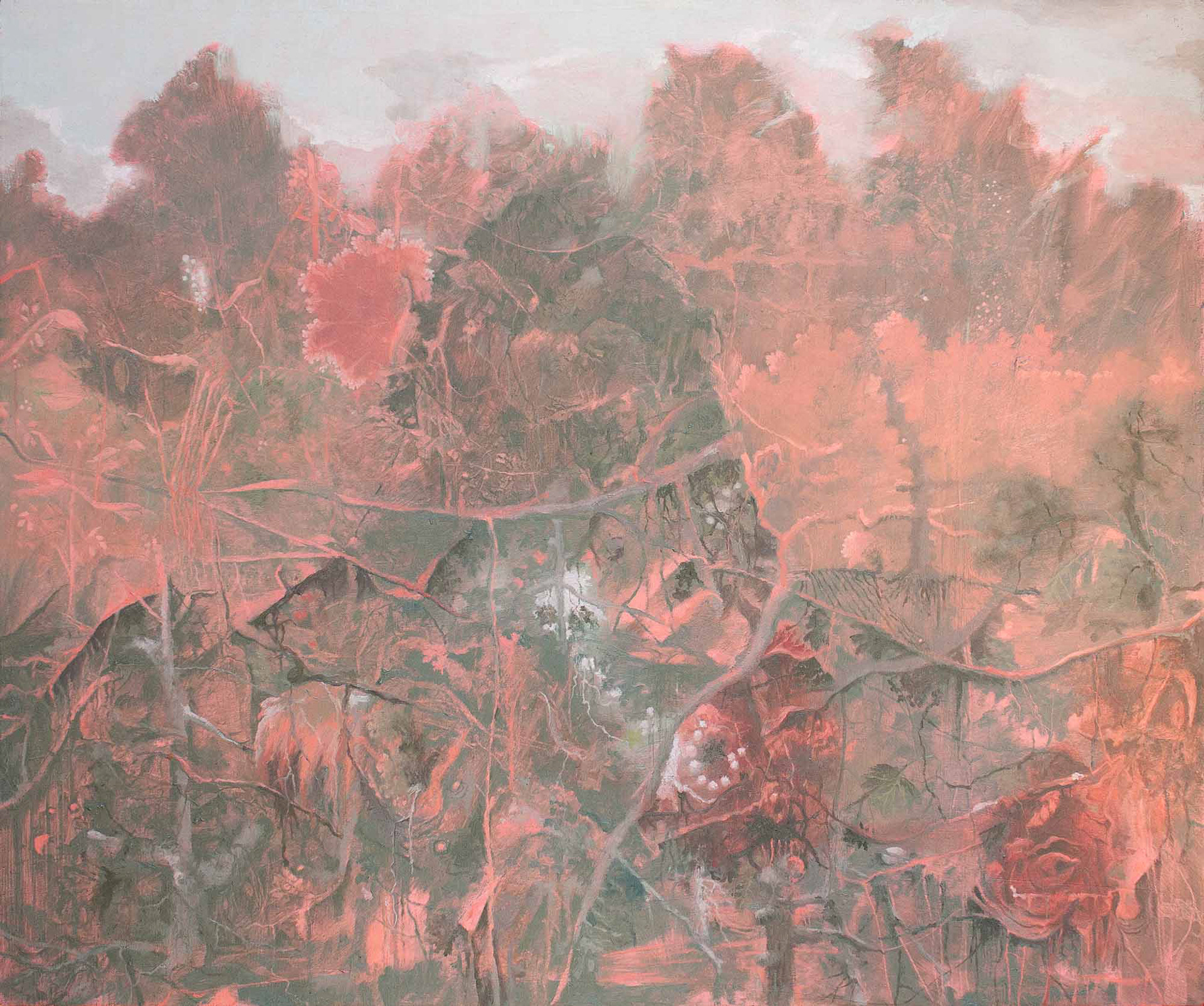 Understory oil on linen 20 x 24 inches 2021
