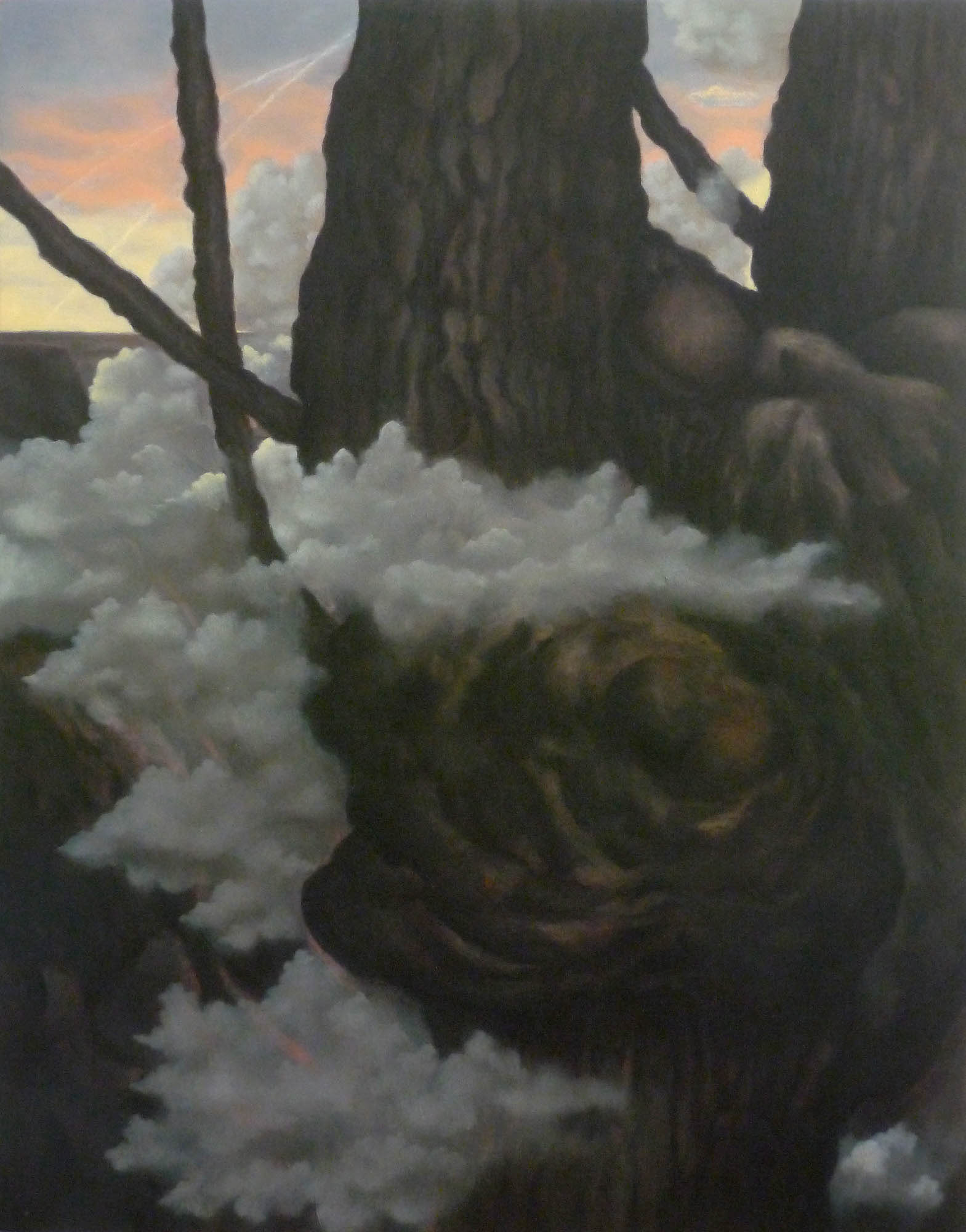 Lookout oil on panel 14 x 11 inches 2010