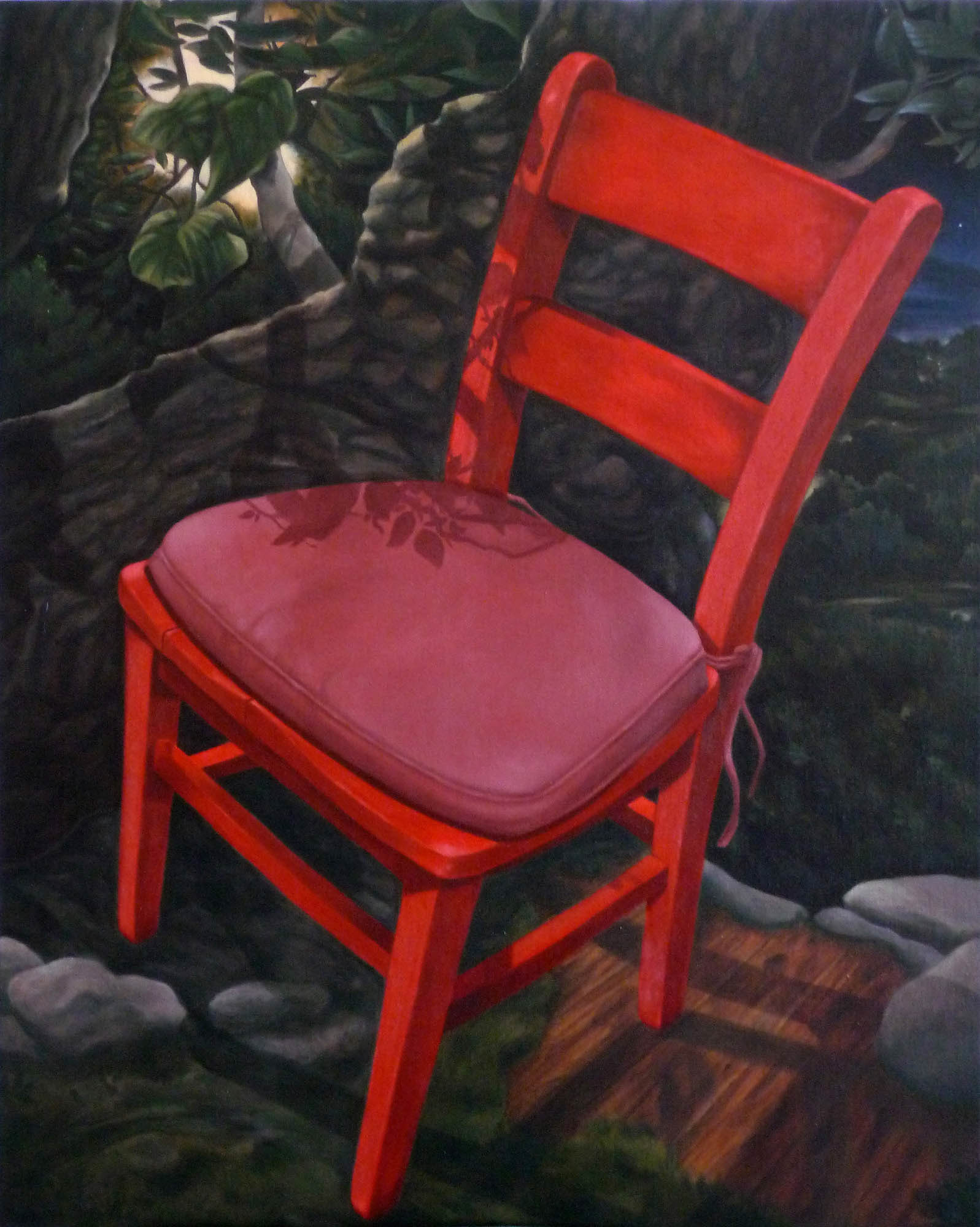 Up on the Hill oil on linen 30 x 24 inches 2010