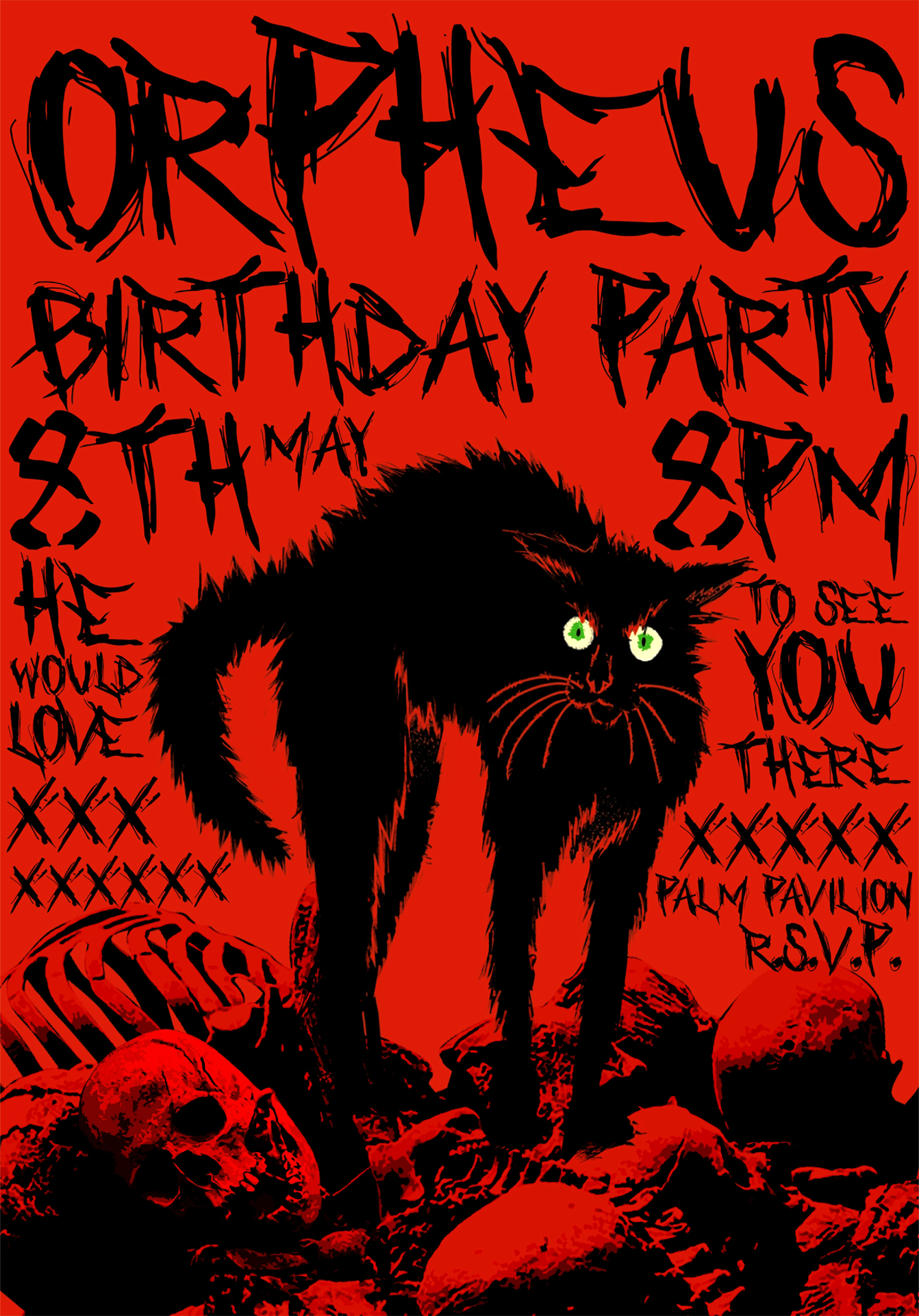 Orpheus' 3rd birthday poster