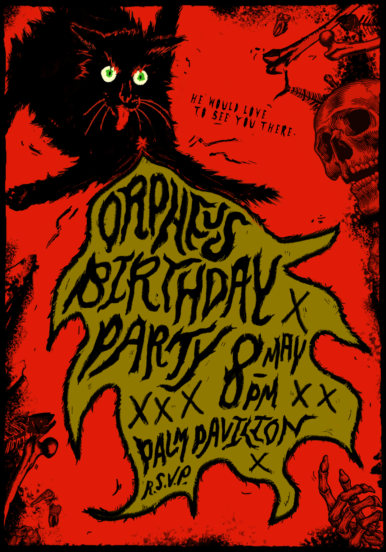 Orpheus' 4th birthday poster