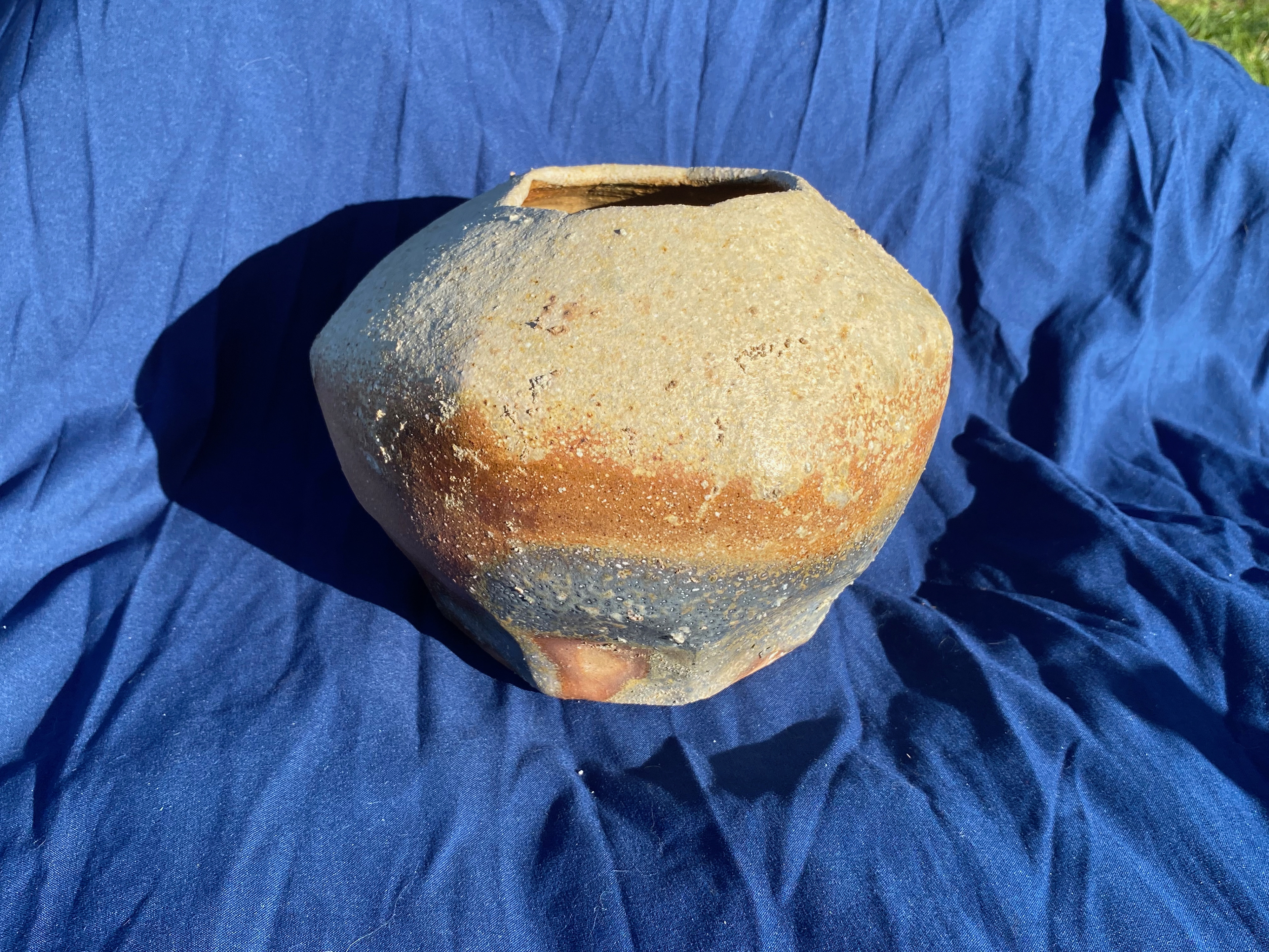 wood fired vase