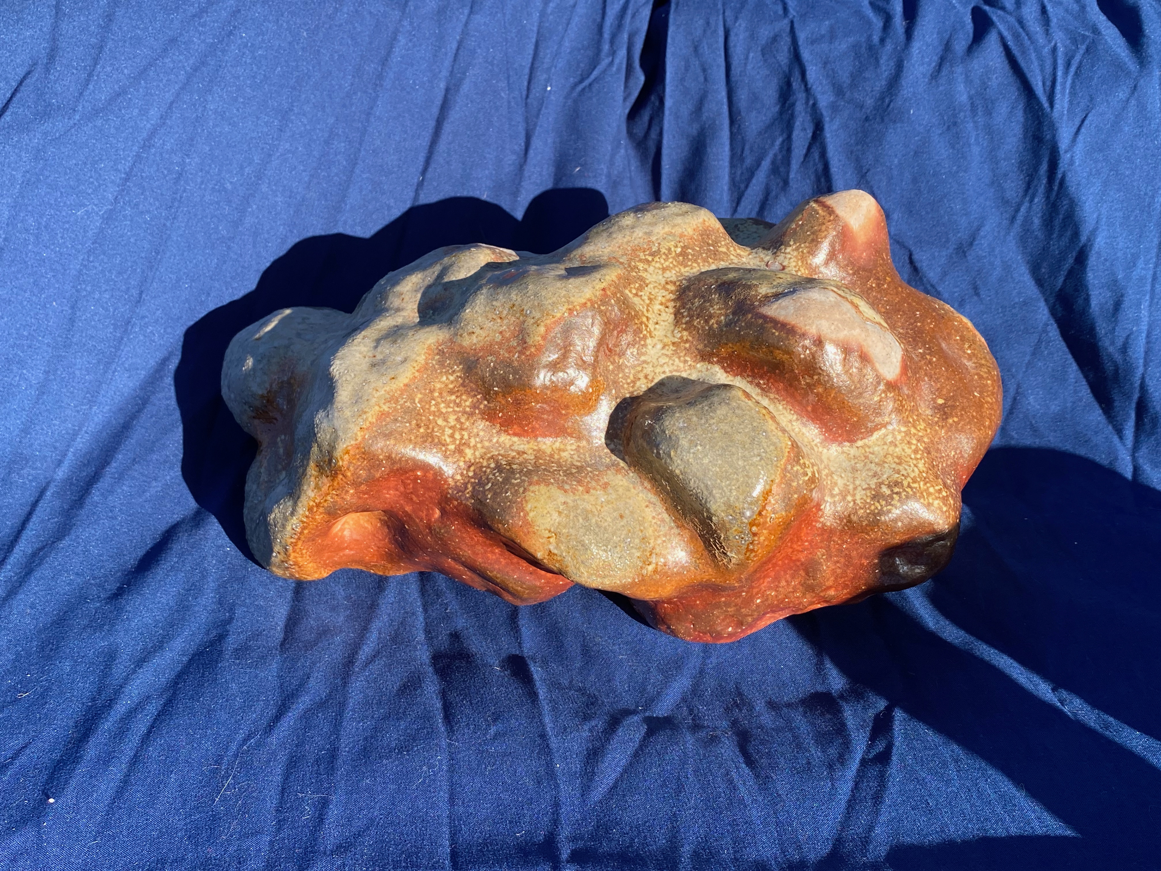 wood fired cloud sculpture