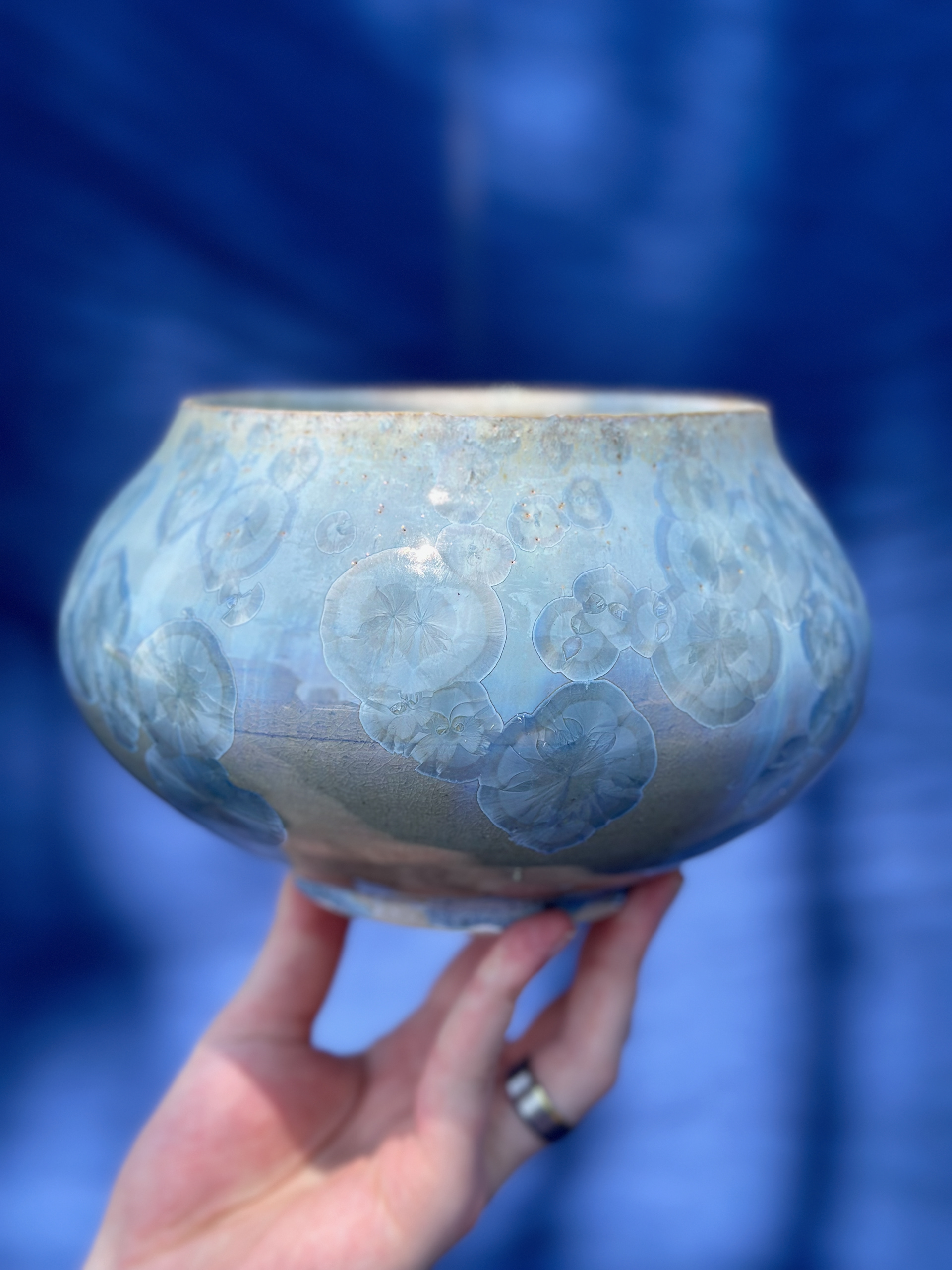 crystalline vase
