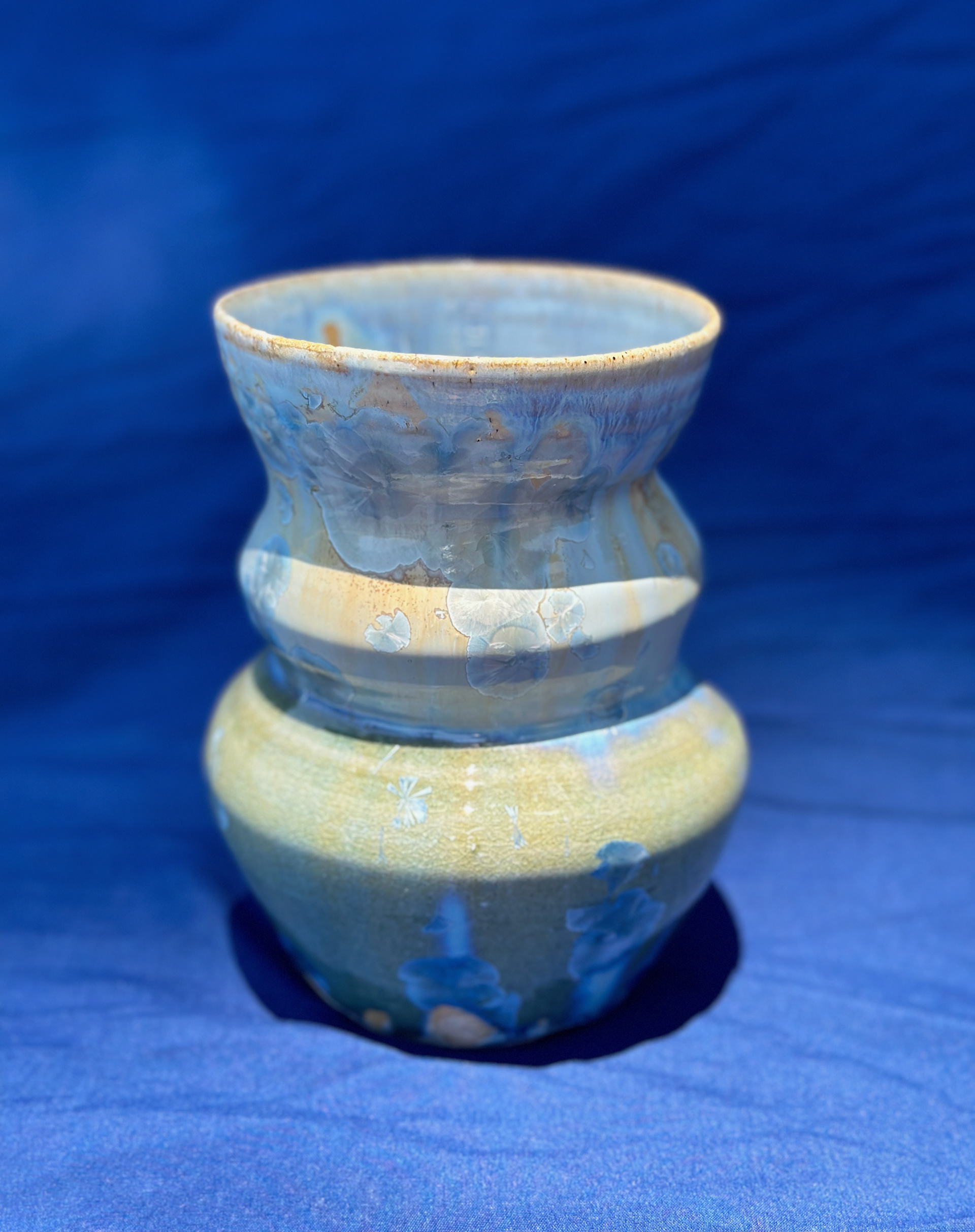 crystalline vase