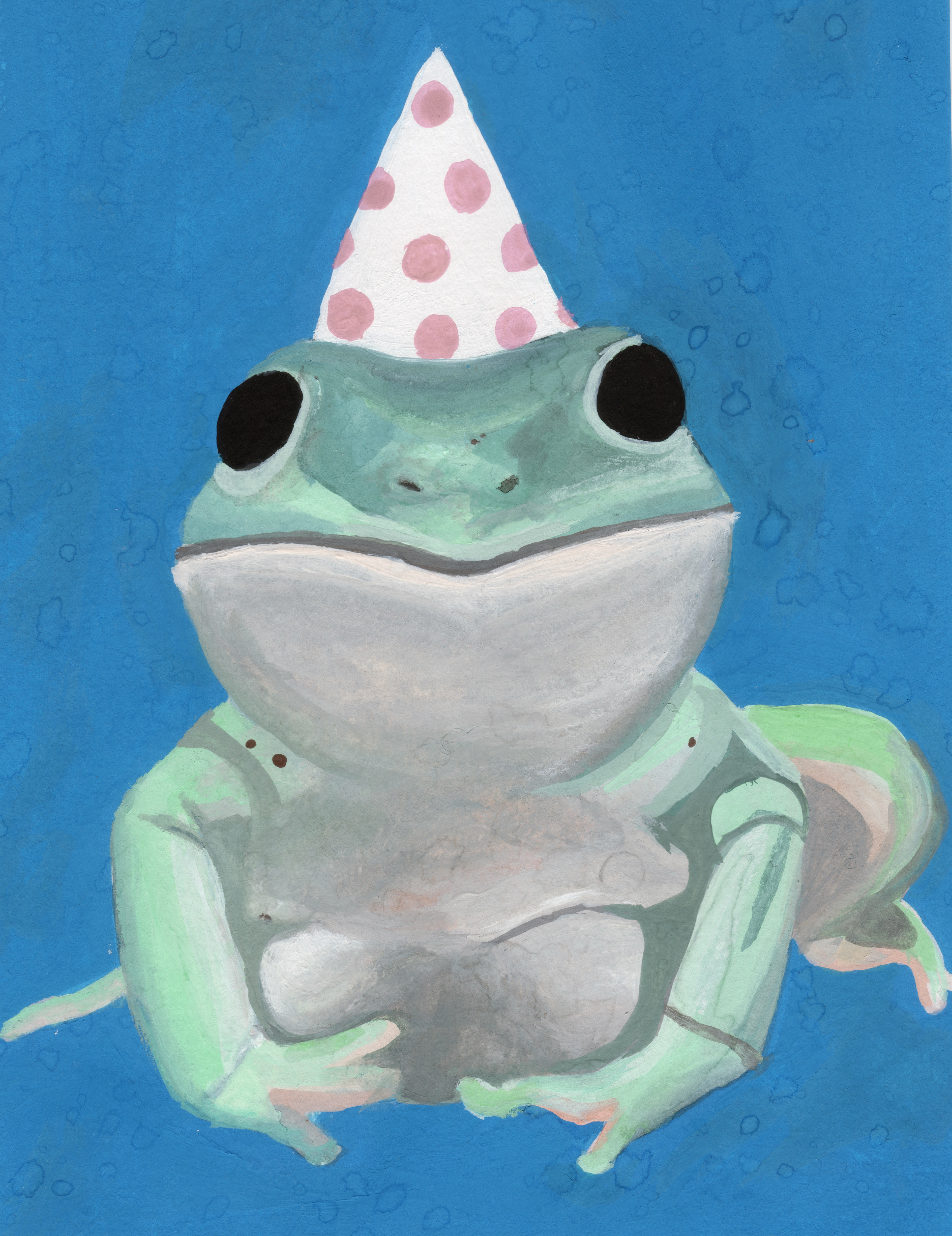 "party frog" available as a sticker