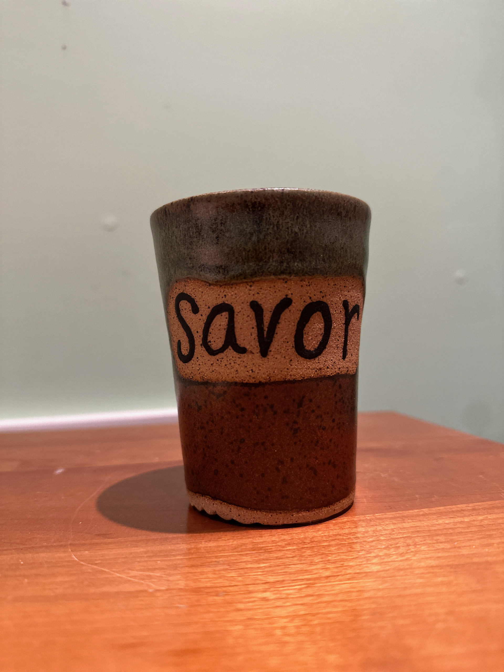 "savor" mug 10oz