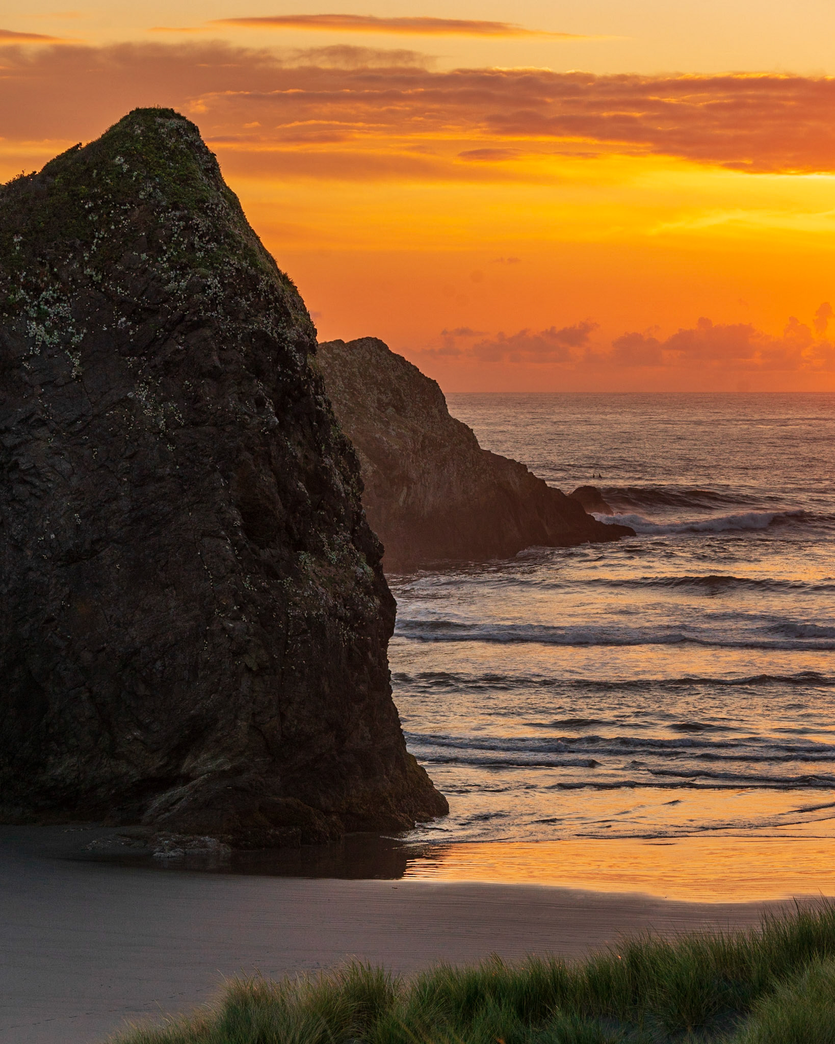 Sunset on Oregon Coast