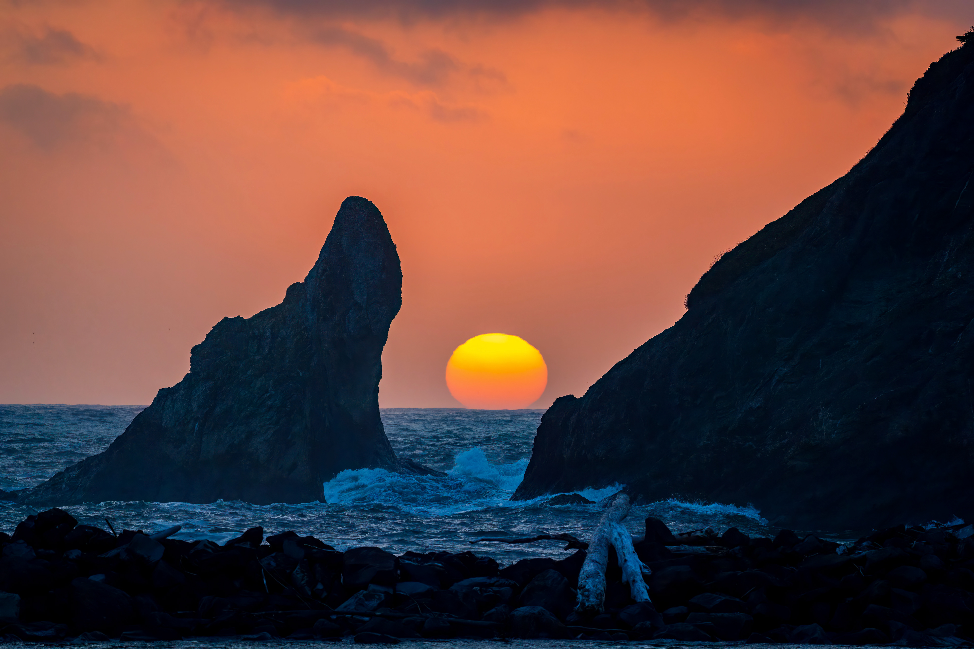 Sunset at First Beach