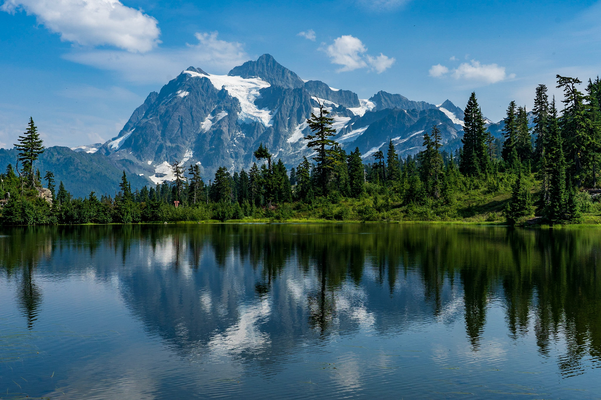 Mt Shuksan from Picture Lake