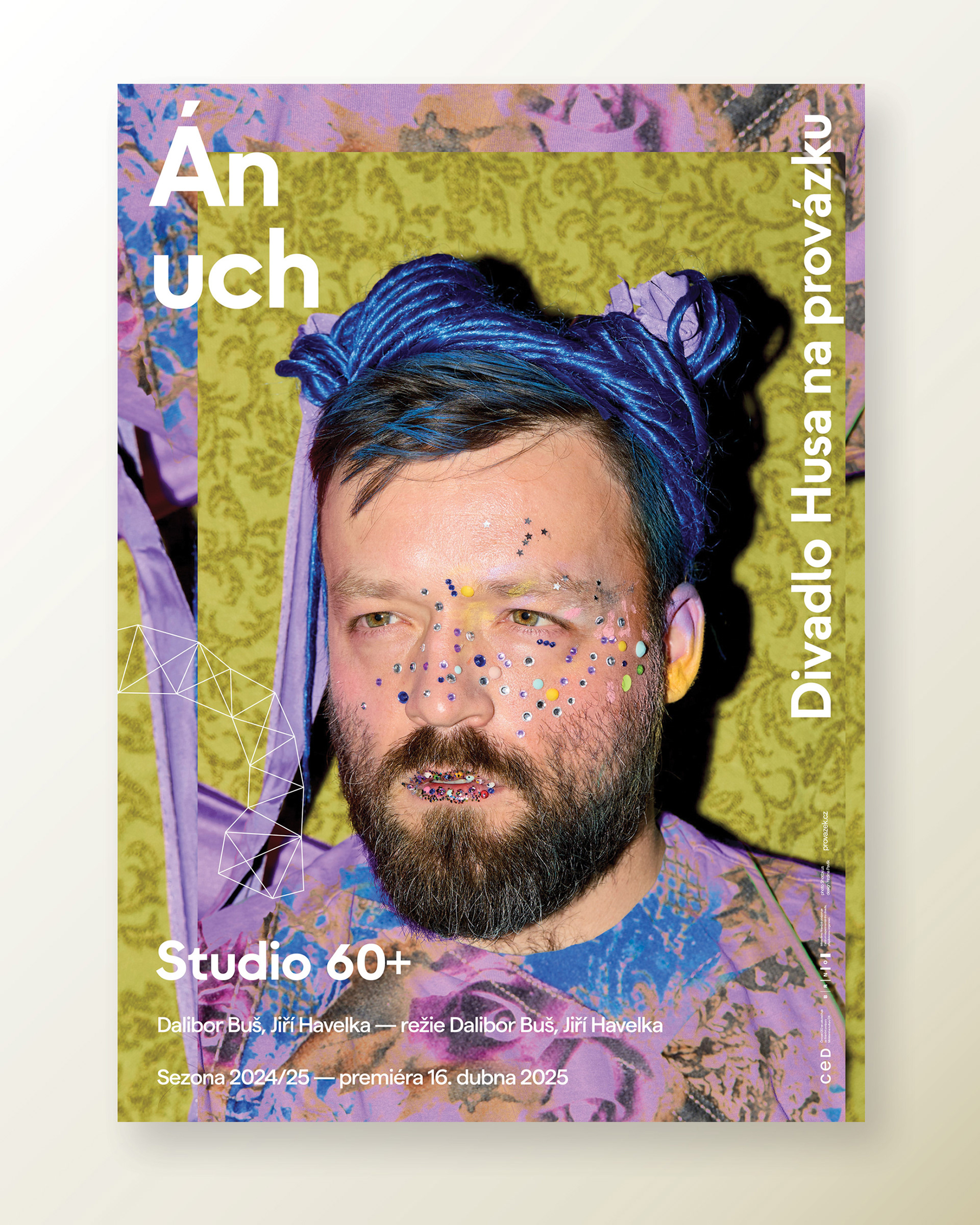 Husa na provázku, Theatre season 2024/25, Visual identity and campaign, Brno 2023 (Photo: Shotby.us)
