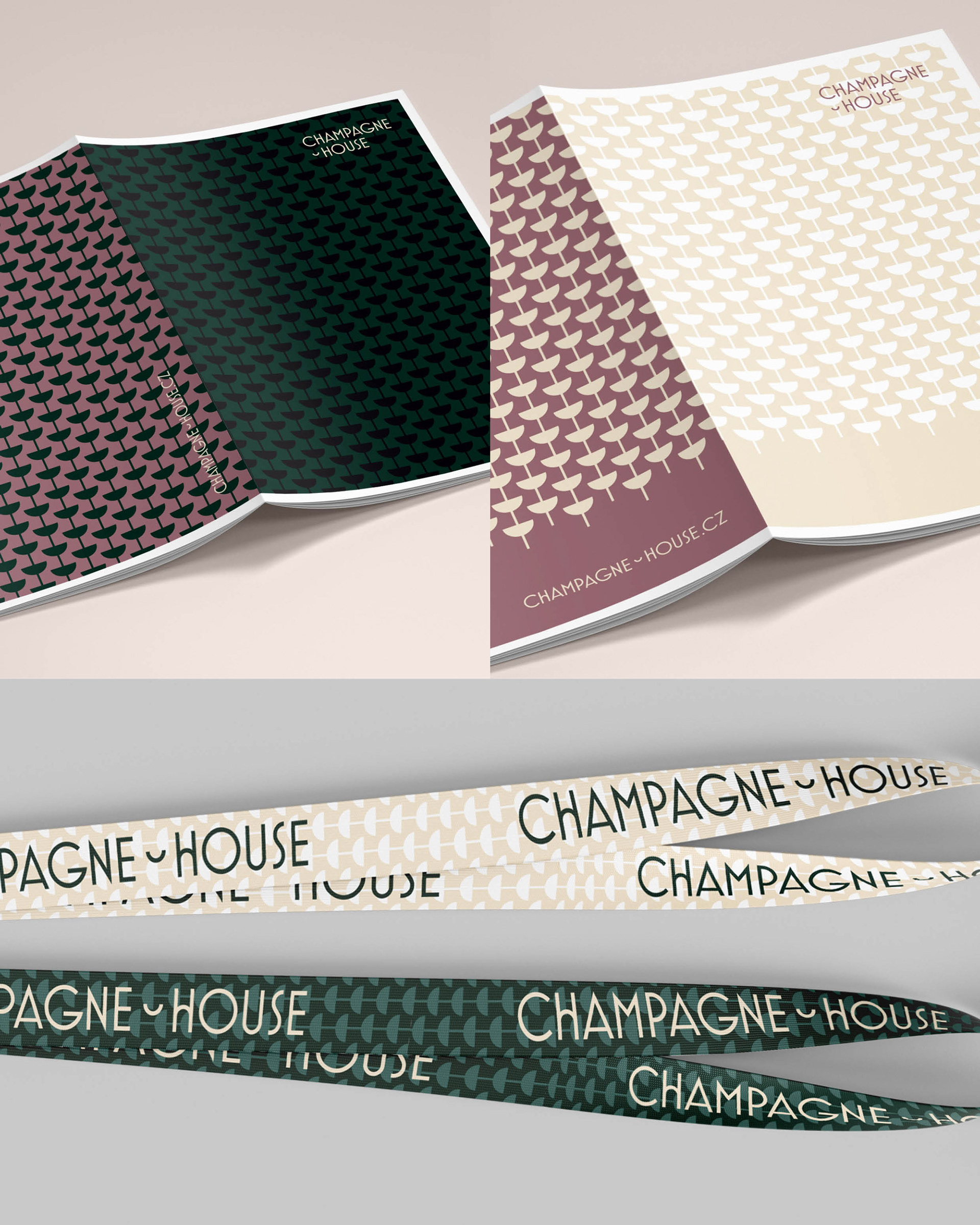 Champagne House, Branding and visual identity, Prague 2025