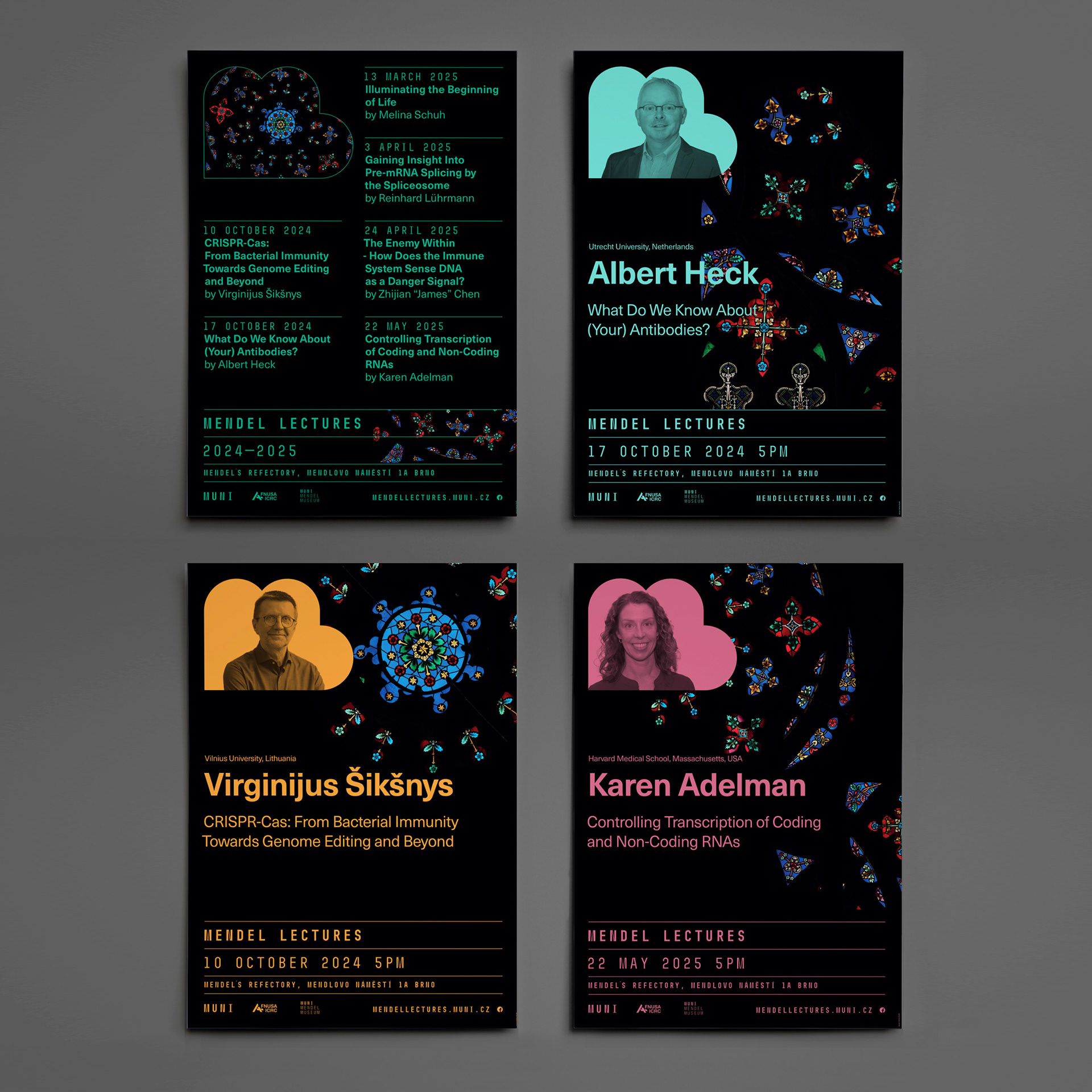 Mendel Lectures 2024/25, Promotional design, Brno/CZ, 2024