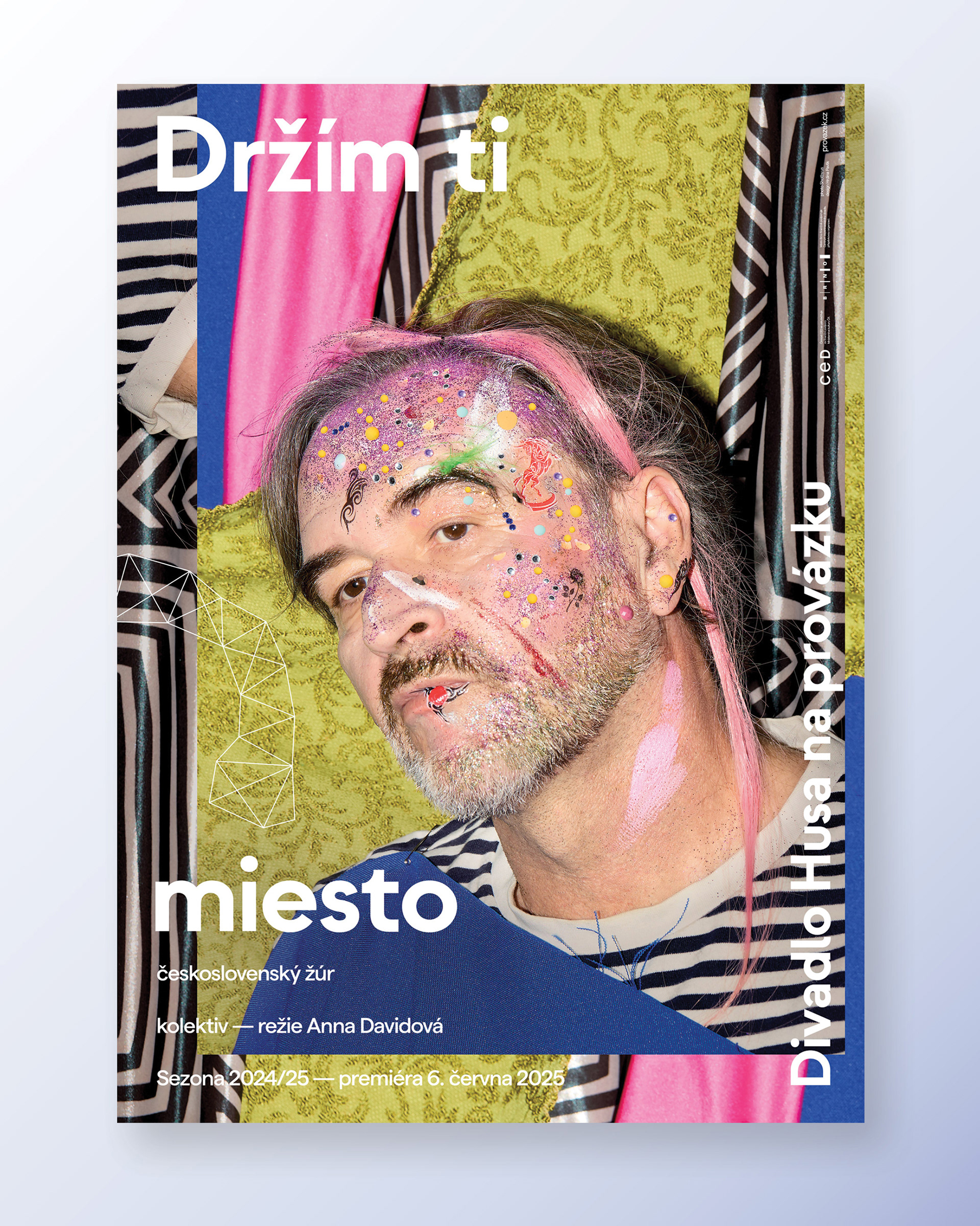 Husa na provázku, Theatre season 2024/25, Visual identity and campaign, Brno 2023 (Photo: Shotby.us)