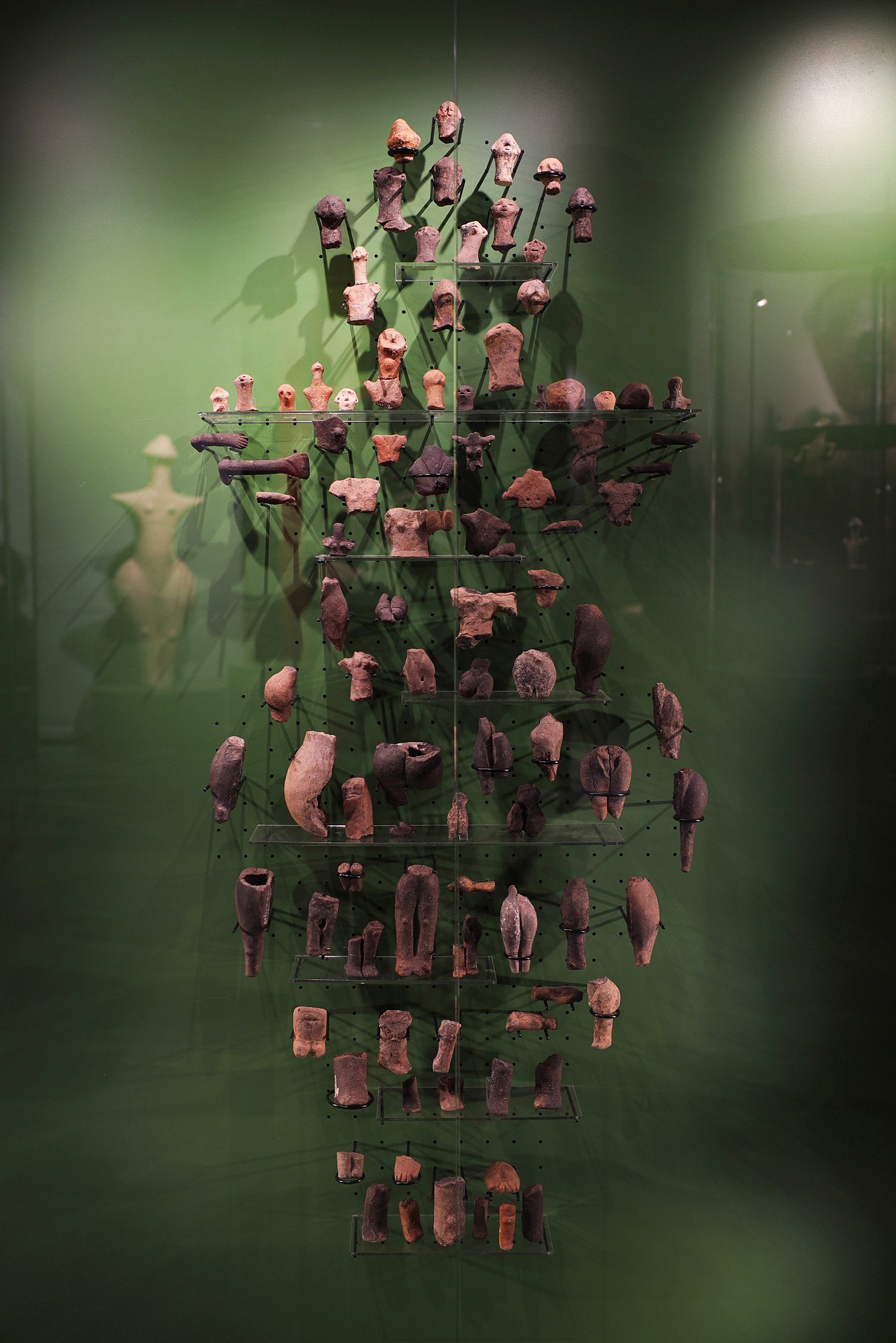 Mýtus velké Bohyně, Exhibition design, Moravské zemské muzeum, with Matteo Marchese (Photo: Jan Cága)