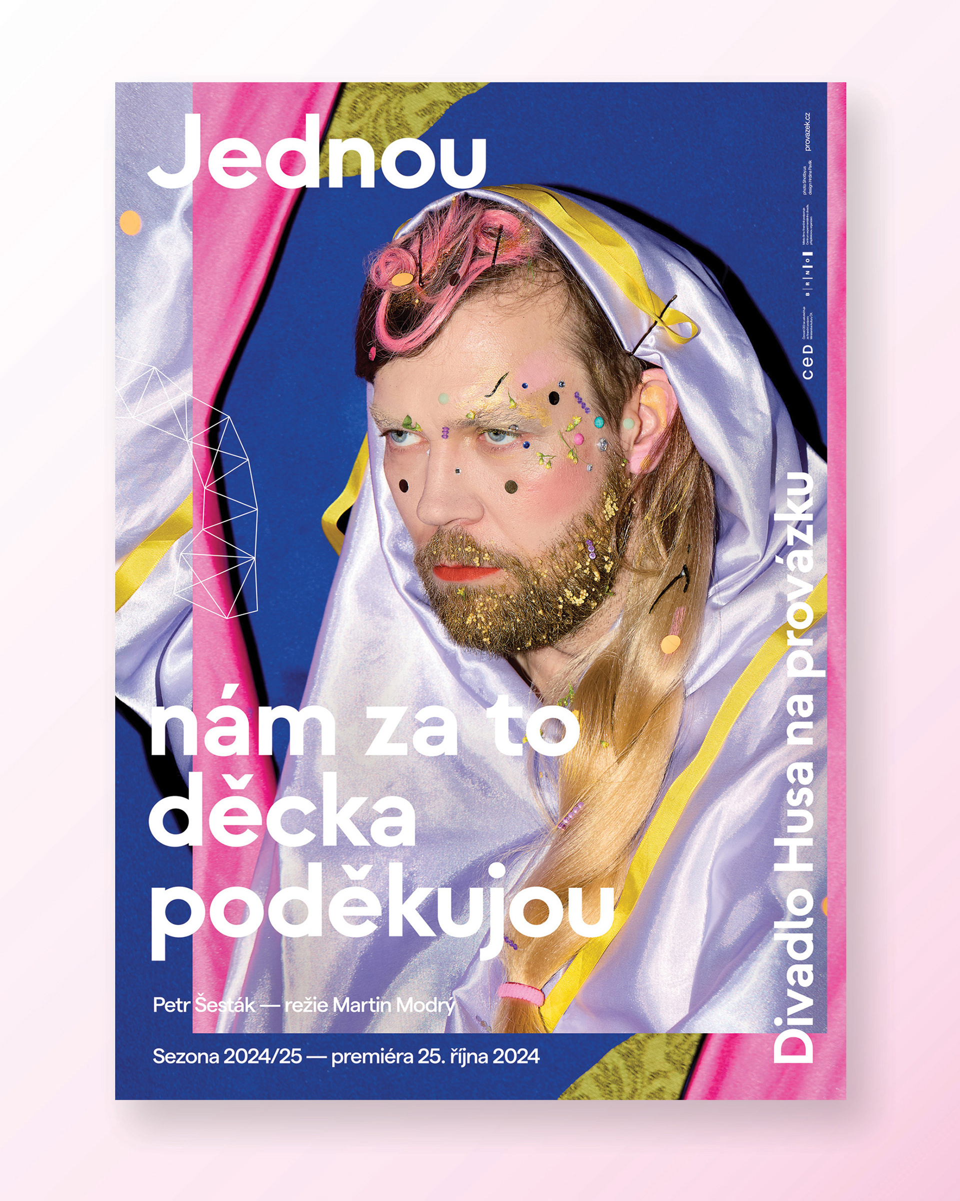 Husa na provázku, Theatre season 2024/25, Visual identity and campaign, Brno 2023 (Photo: Shotby.us)