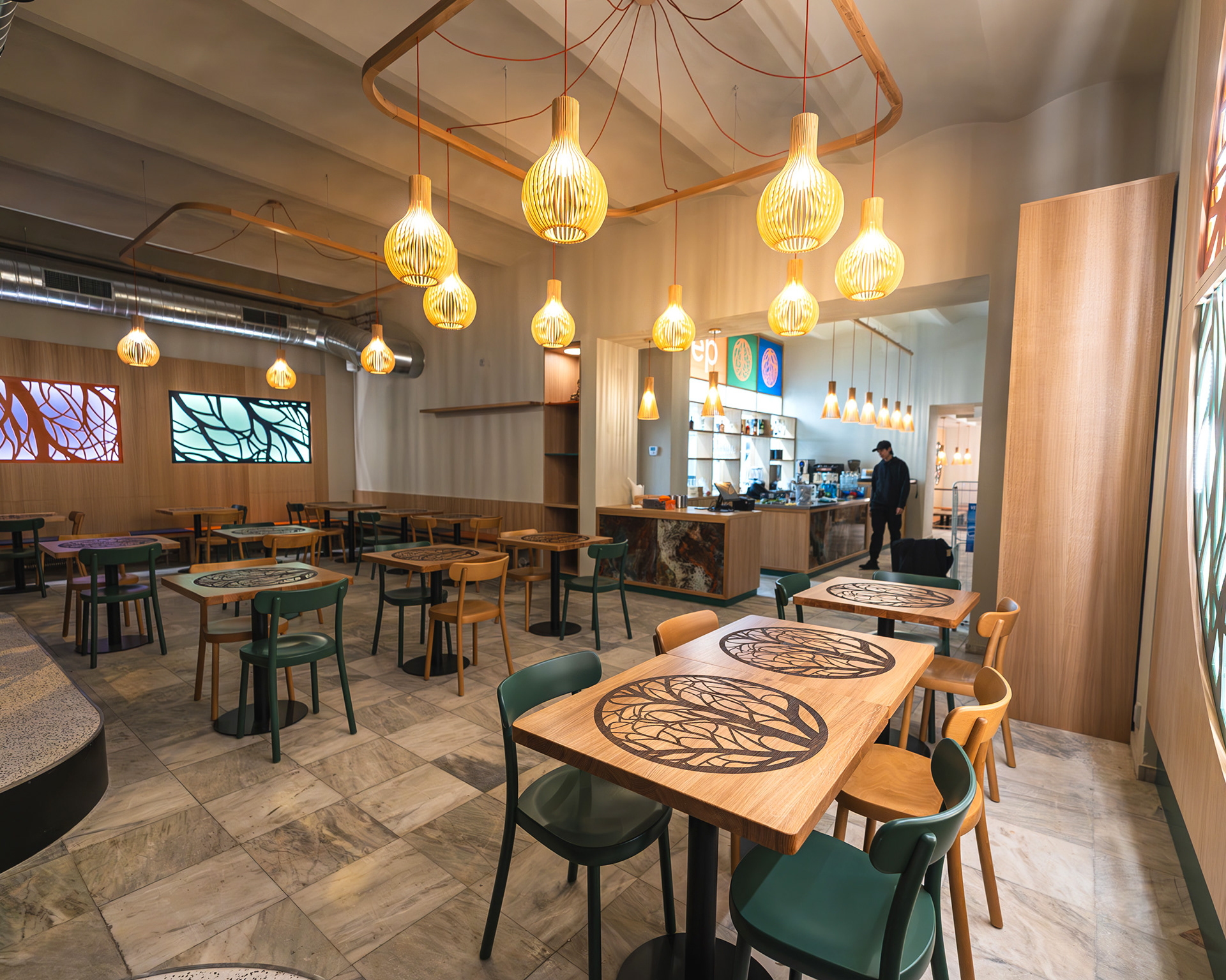 BẾP Brno, Interior and graphic design, Brno 2024 (Instagram)