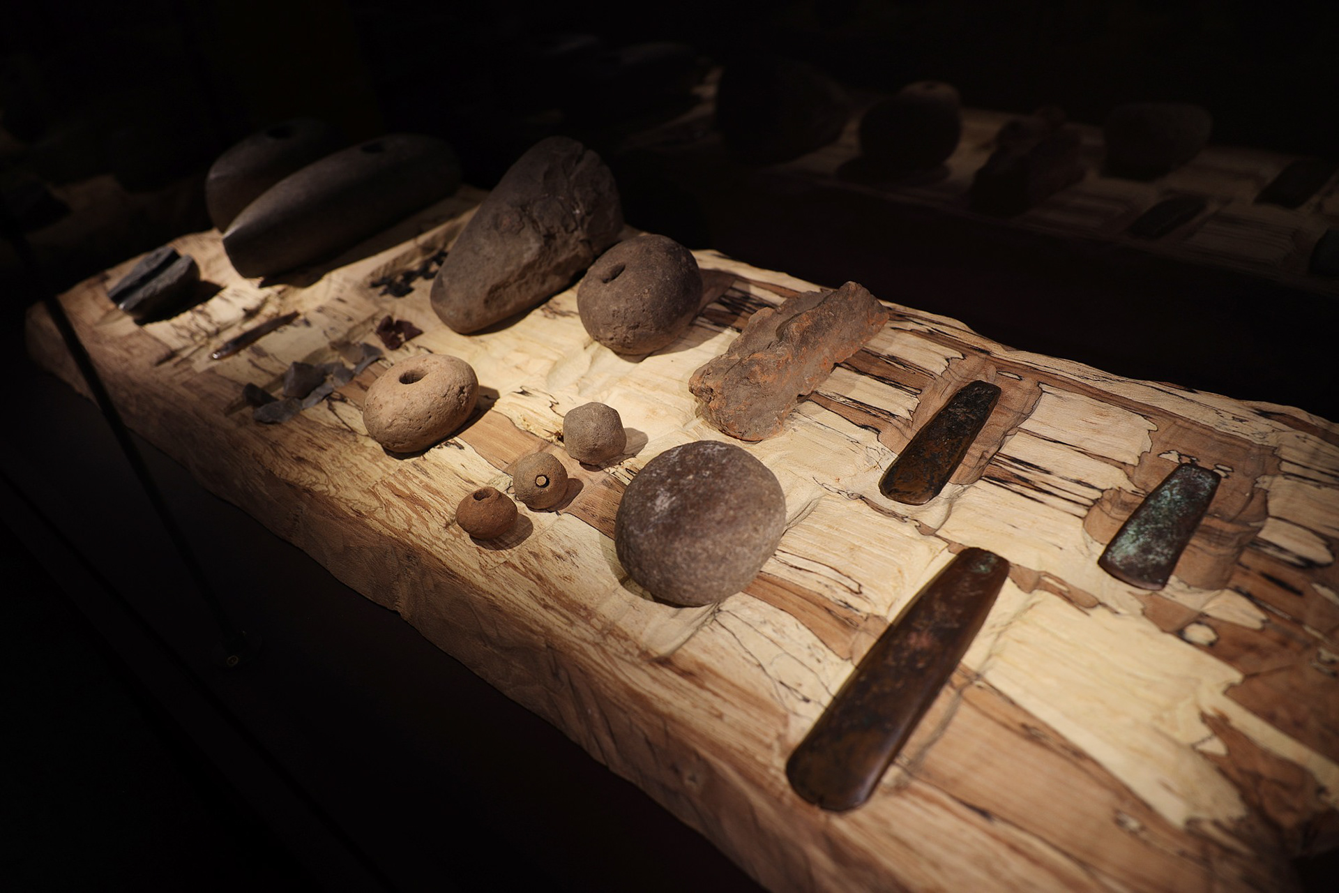 Mýtus velké Bohyně, Exhibition design, Moravské zemské muzeum, with Matteo Marchese (Photo: Jan Cága)